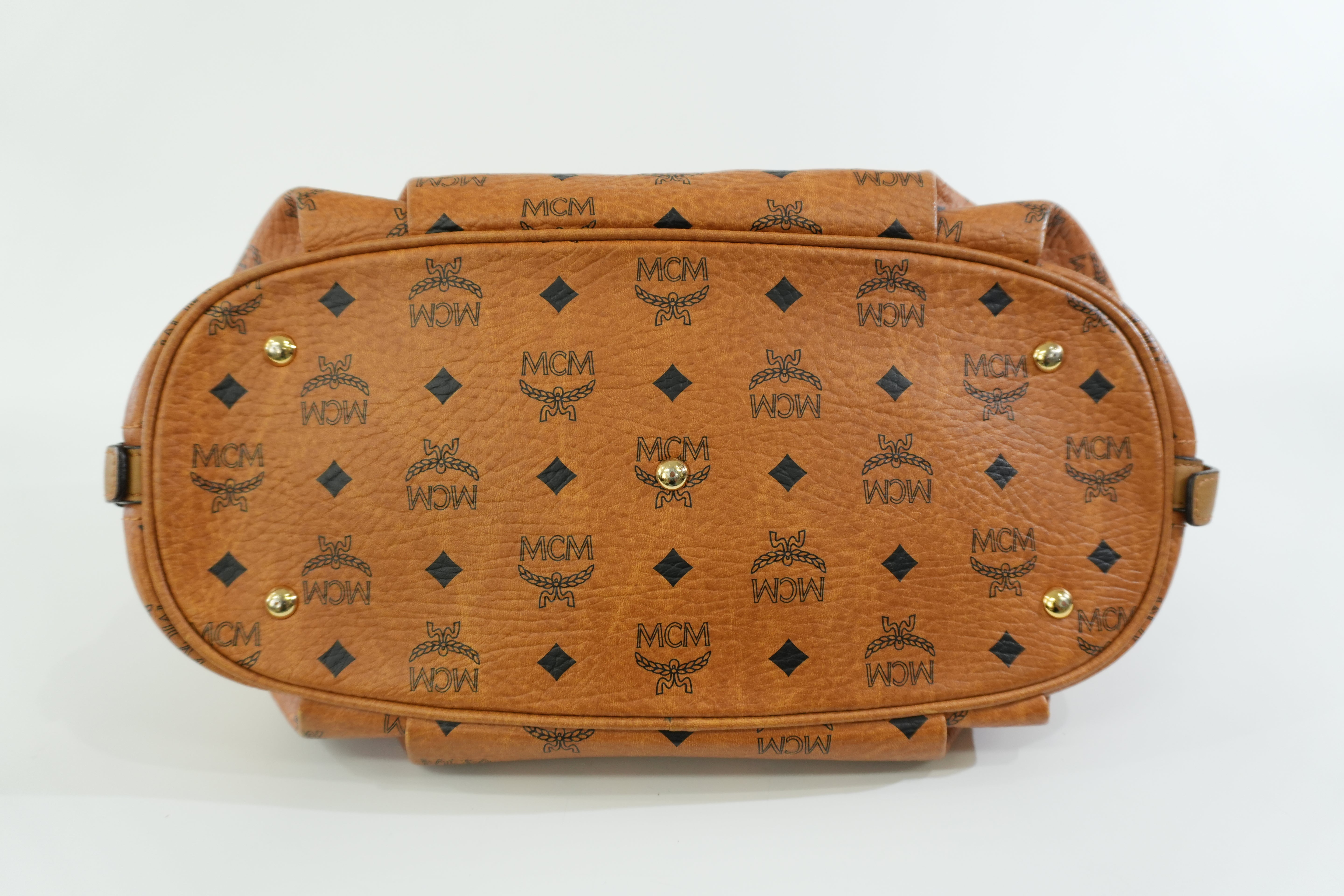 Pre-owned MCM Hobo Shoulder Bag Cognac