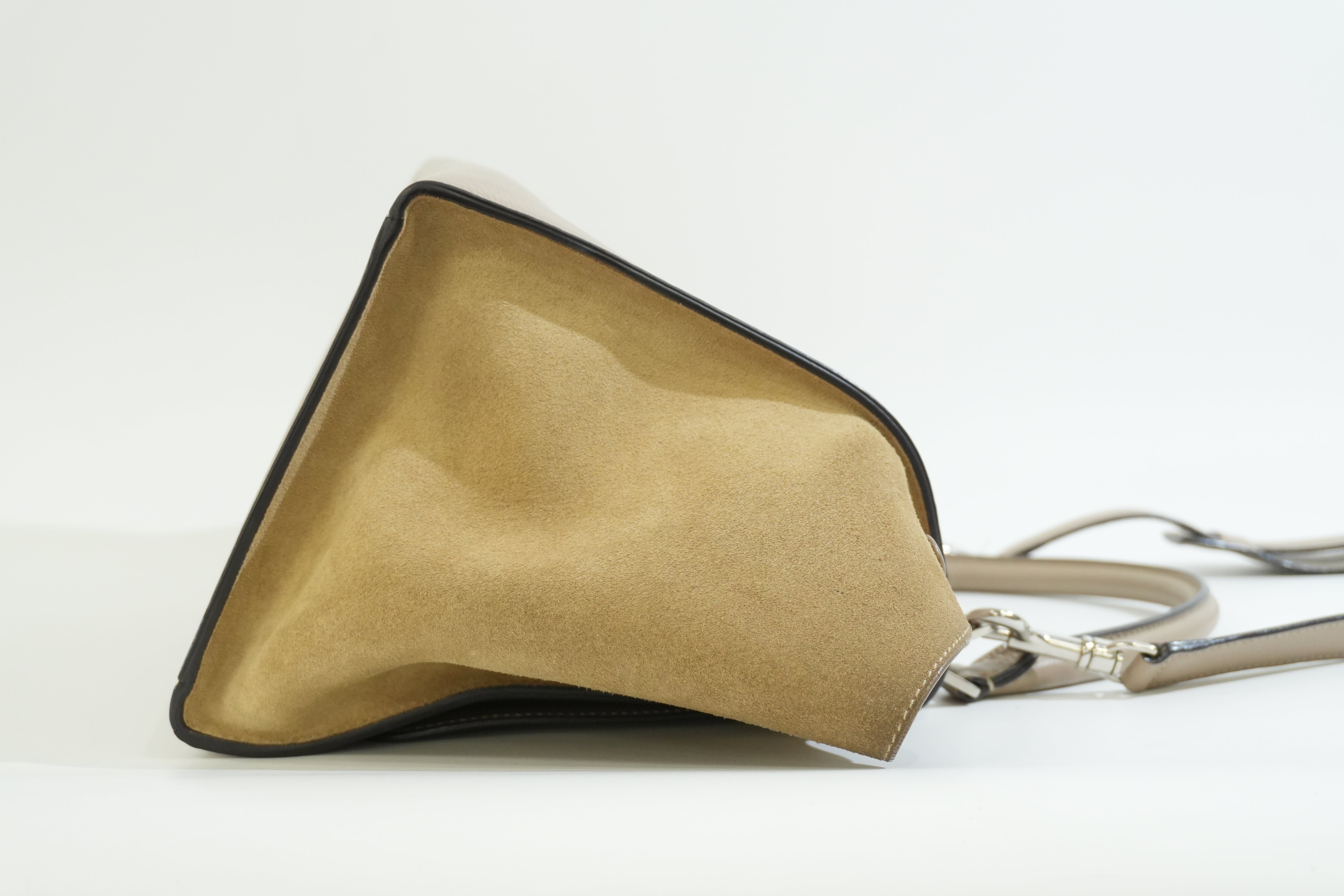 Pre-owned Celine Two Way Luggage Shoulder Bag Beige