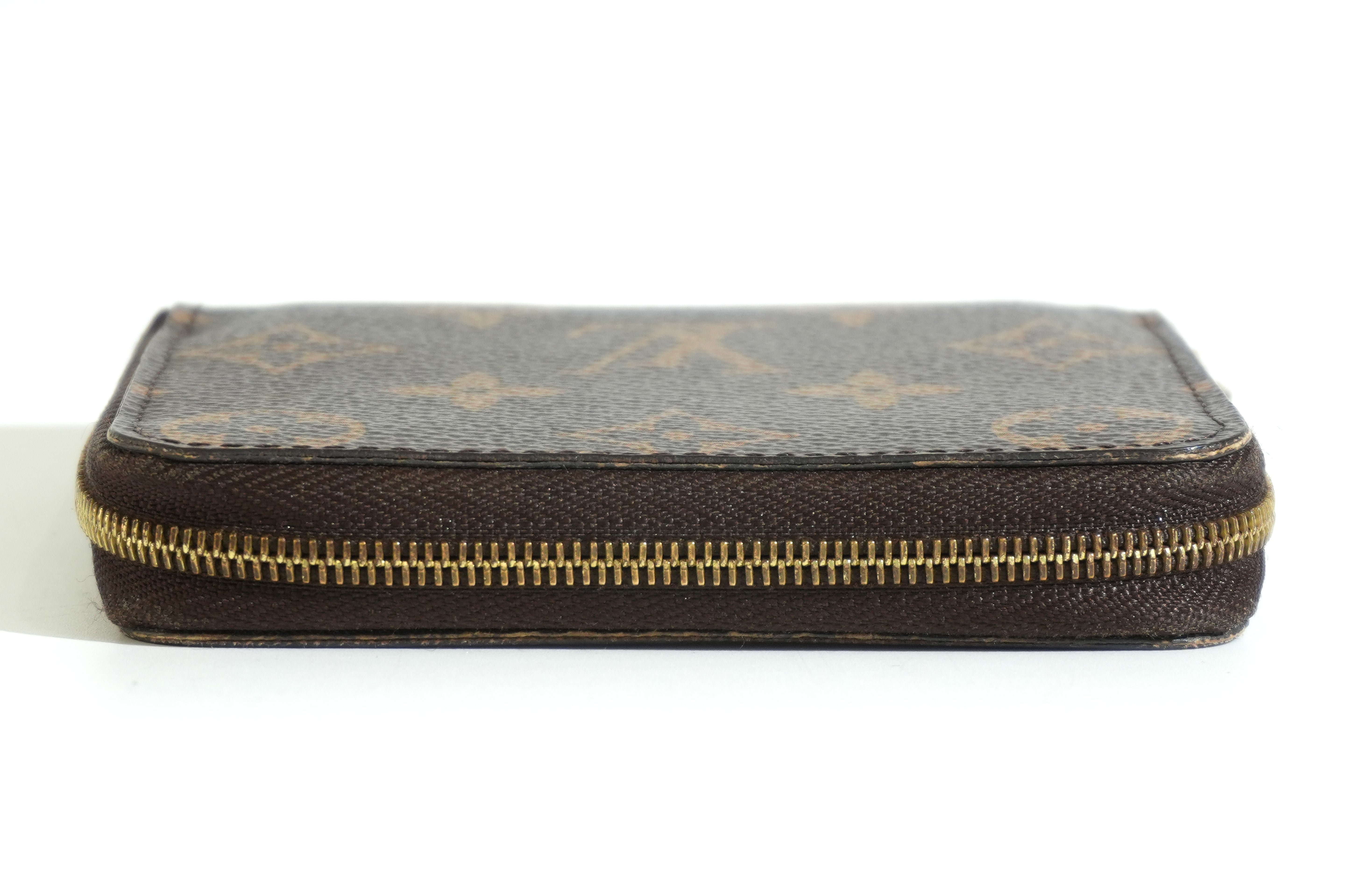 Pre-owned Louis Vuitton Monogram Zippy Card and Coin Case