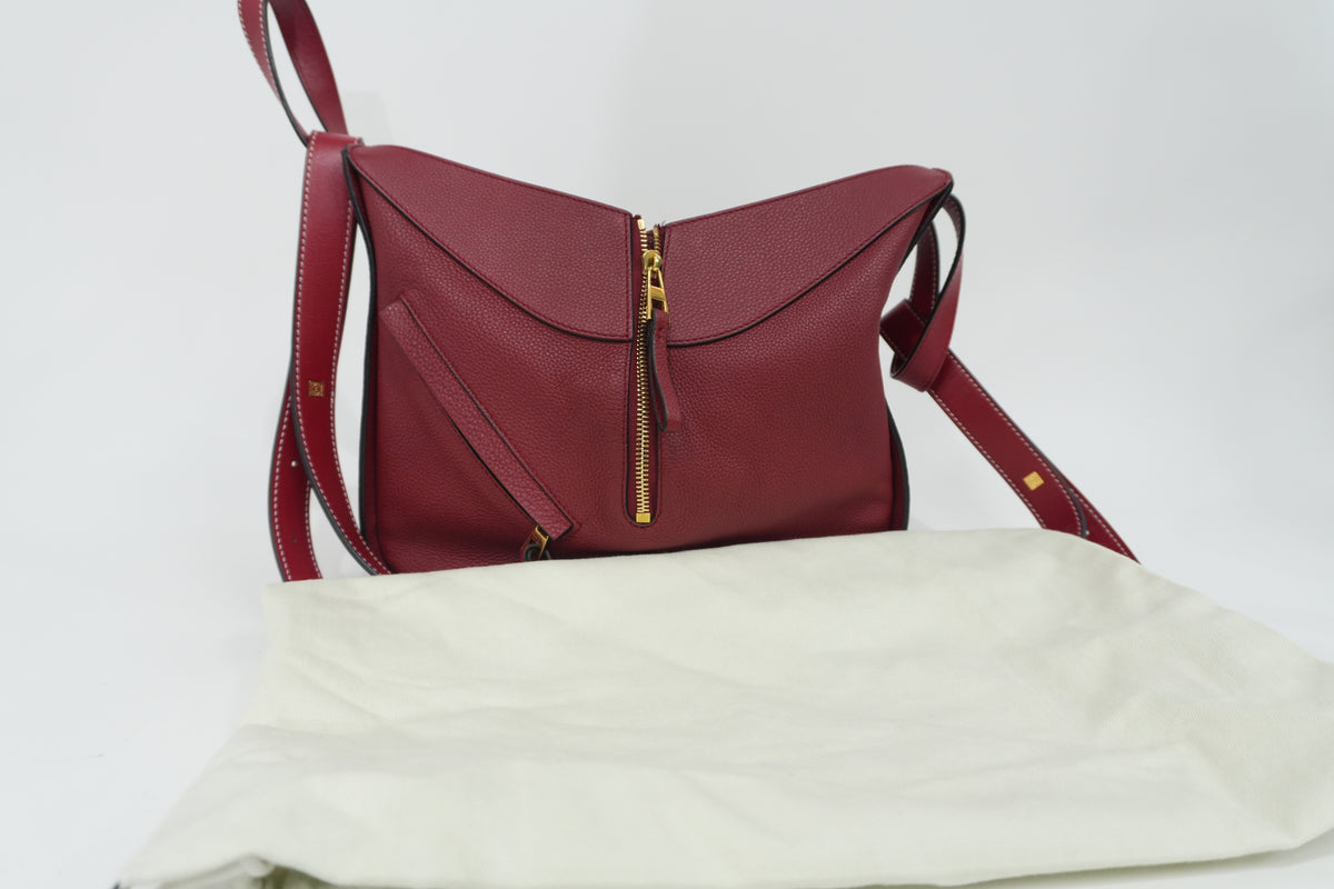 Pre-owned Loewe Hammock Shoulder Bag Red
