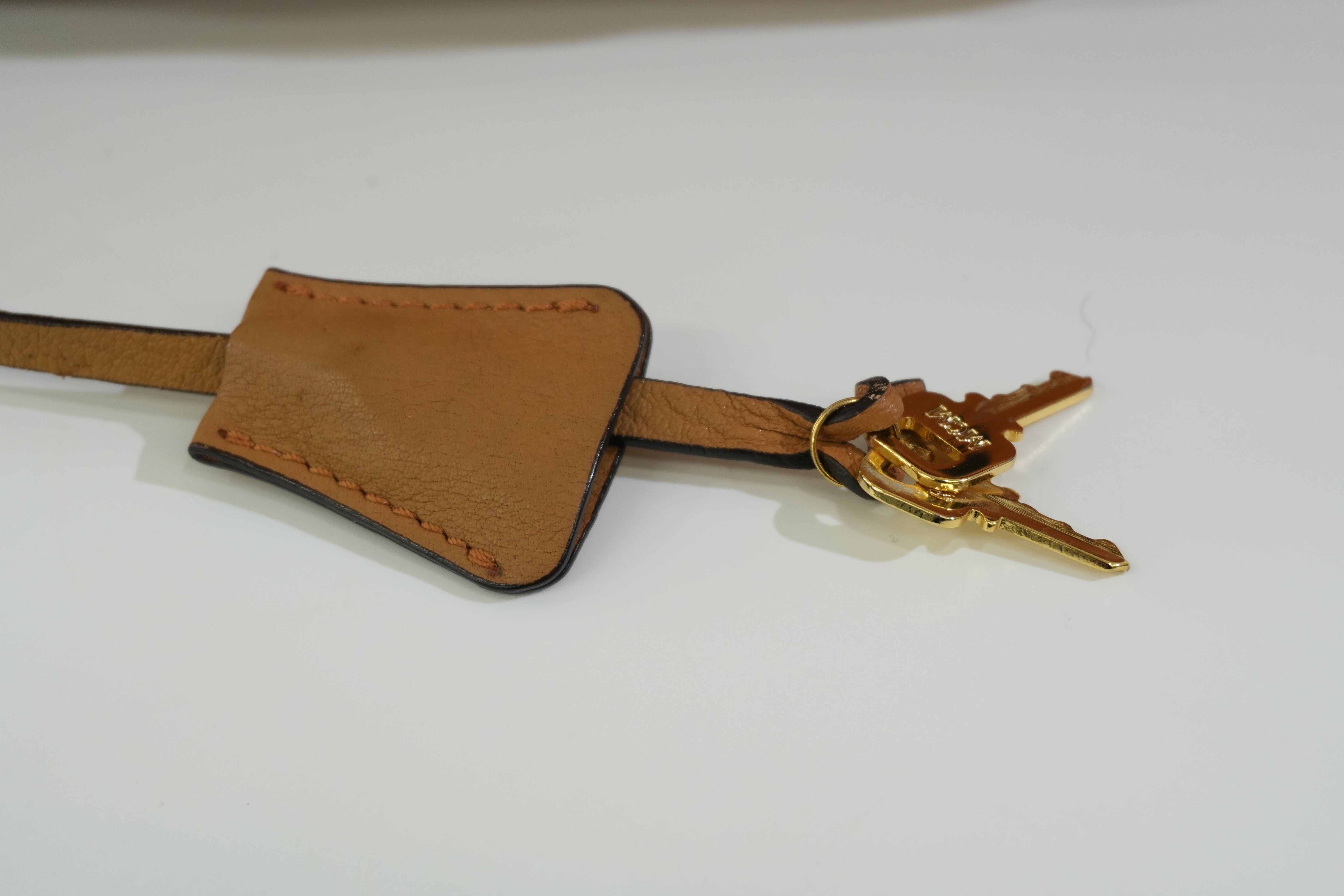 Pre-owned MCM Hobo Shoulder Bag Cognac