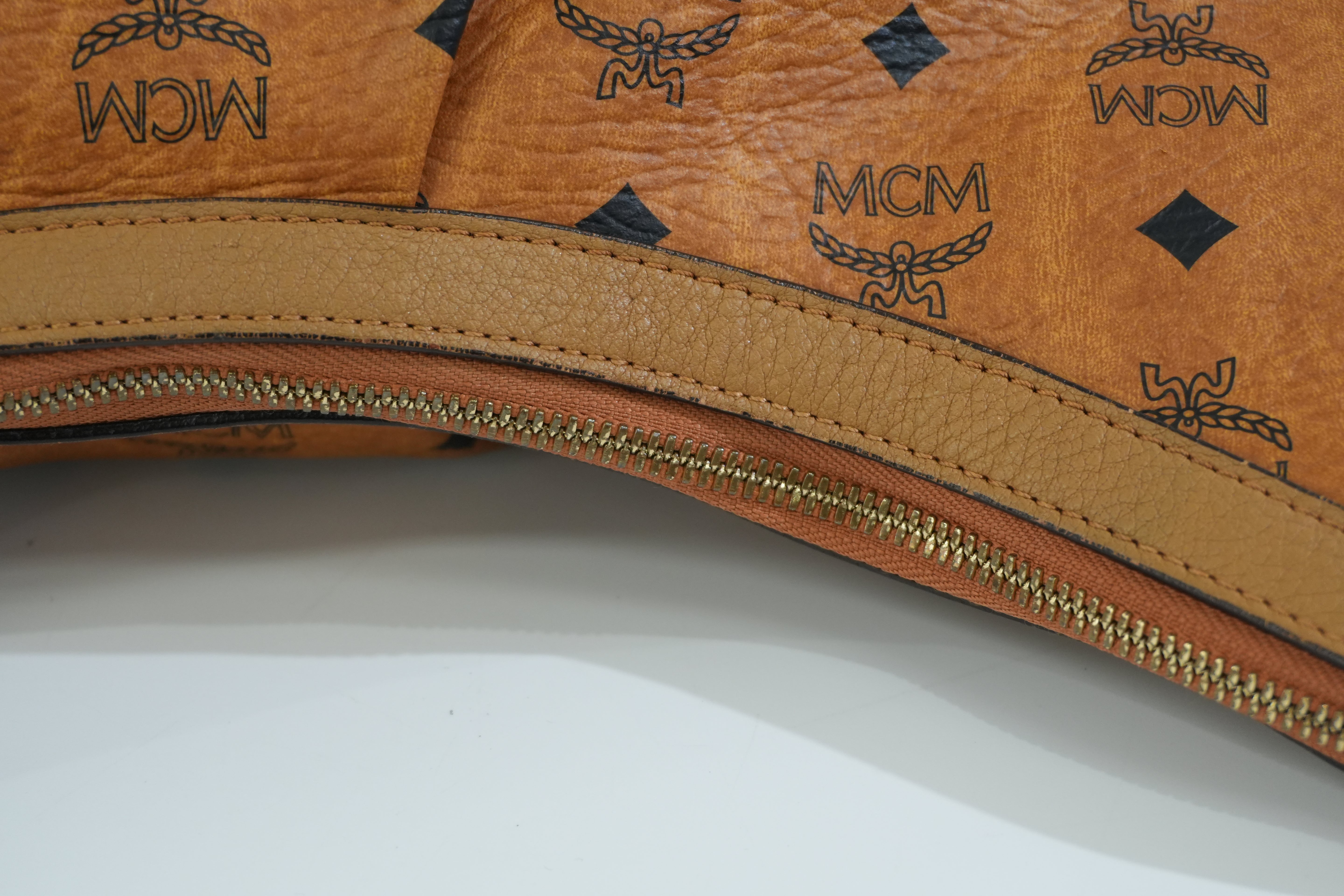 Pre-owned MCM Hobo Shoulder Bag Cognac