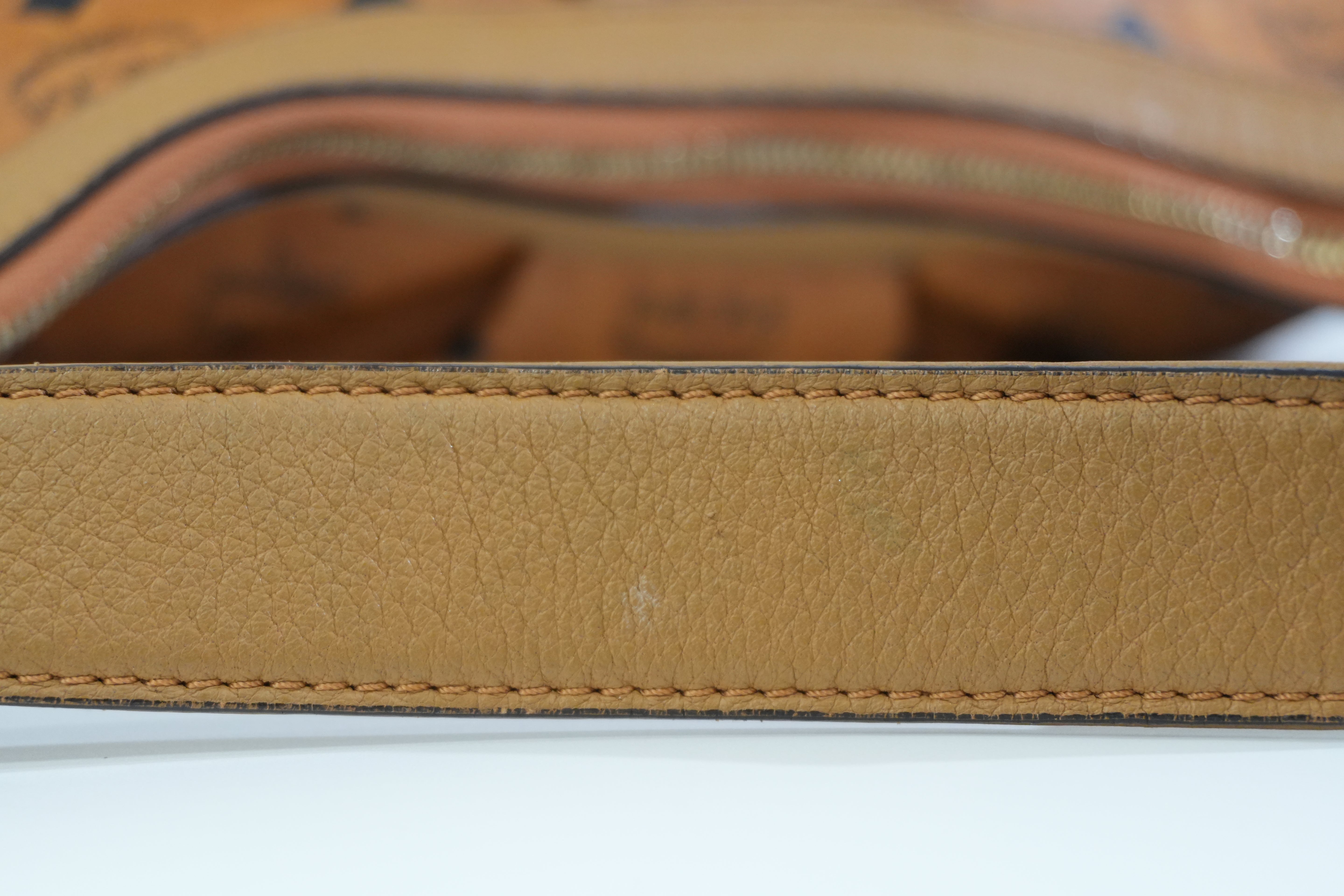 Pre-owned MCM Hobo Shoulder Bag Cognac