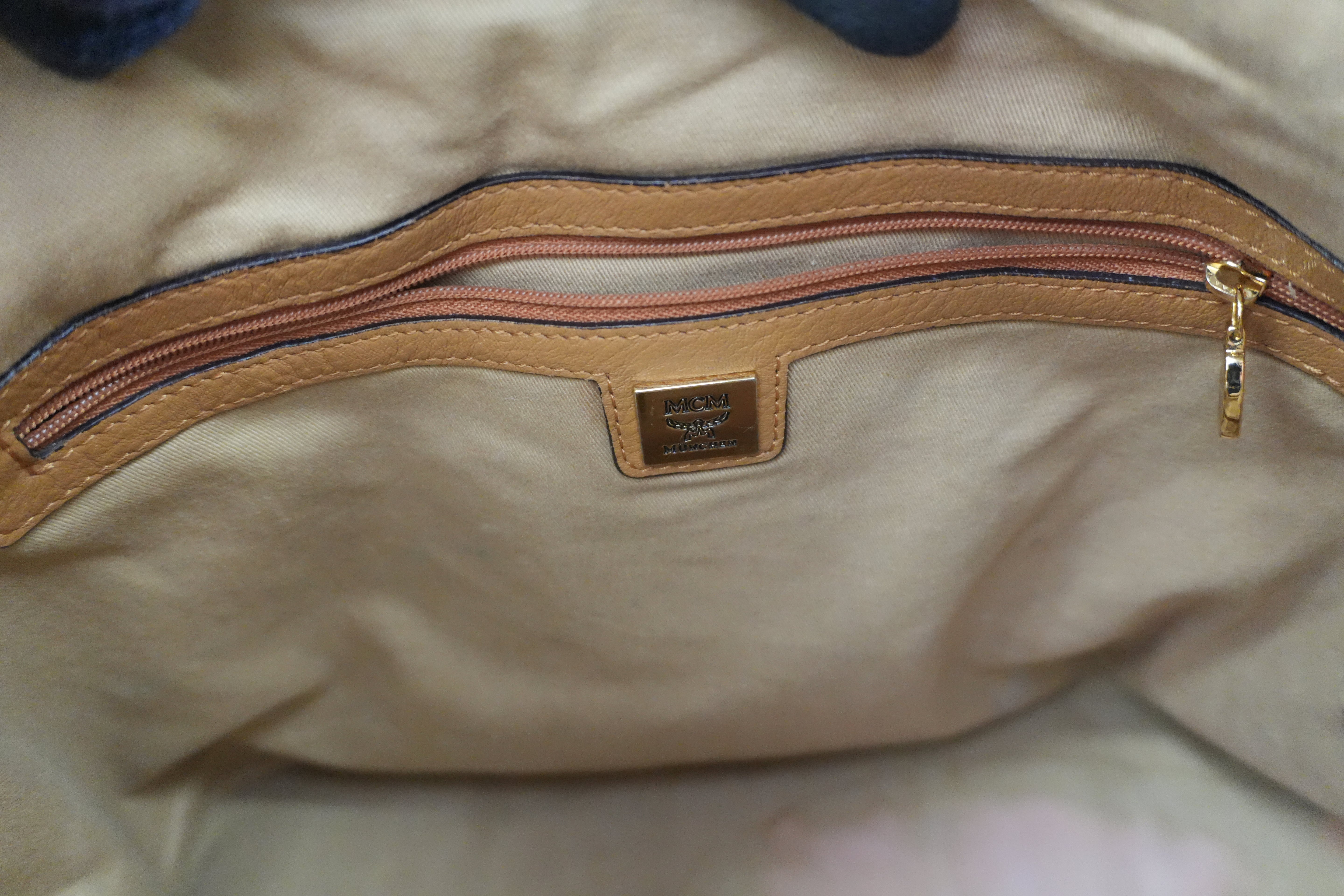 Pre-owned MCM Hobo Shoulder Bag Cognac