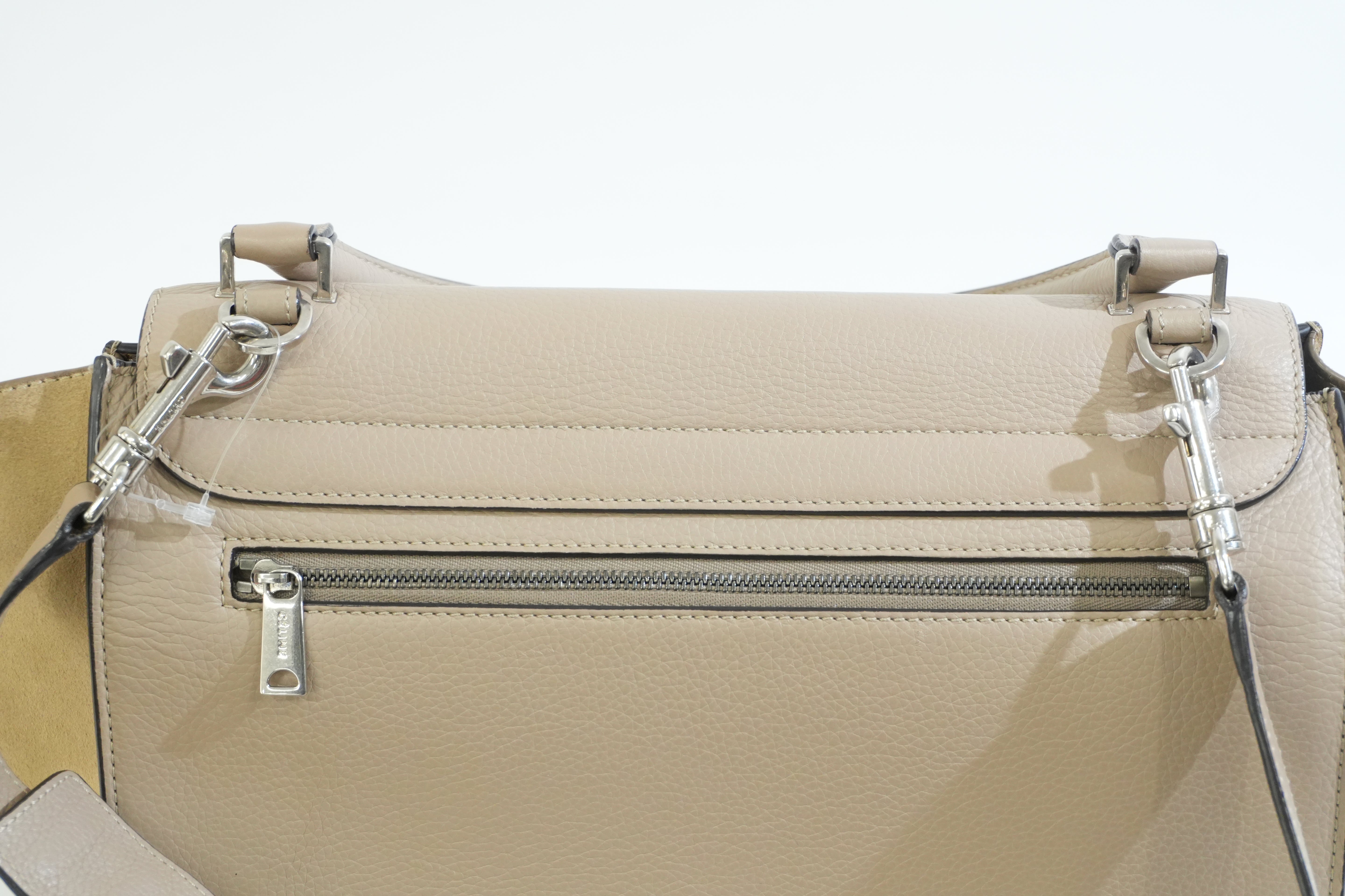 Pre-owned Celine Two Way Luggage Shoulder Bag Beige
