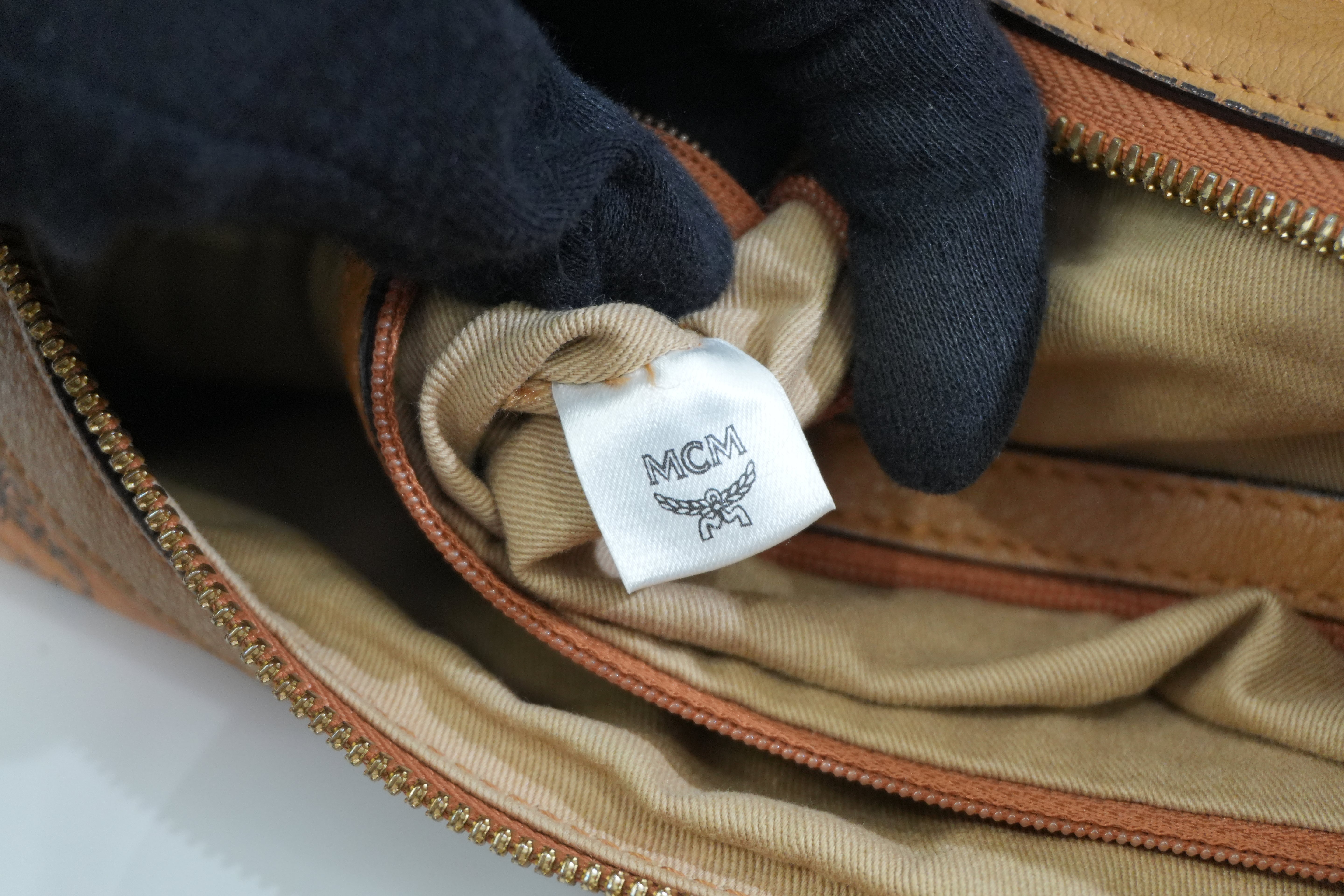 Pre-owned MCM Hobo Shoulder Bag Cognac