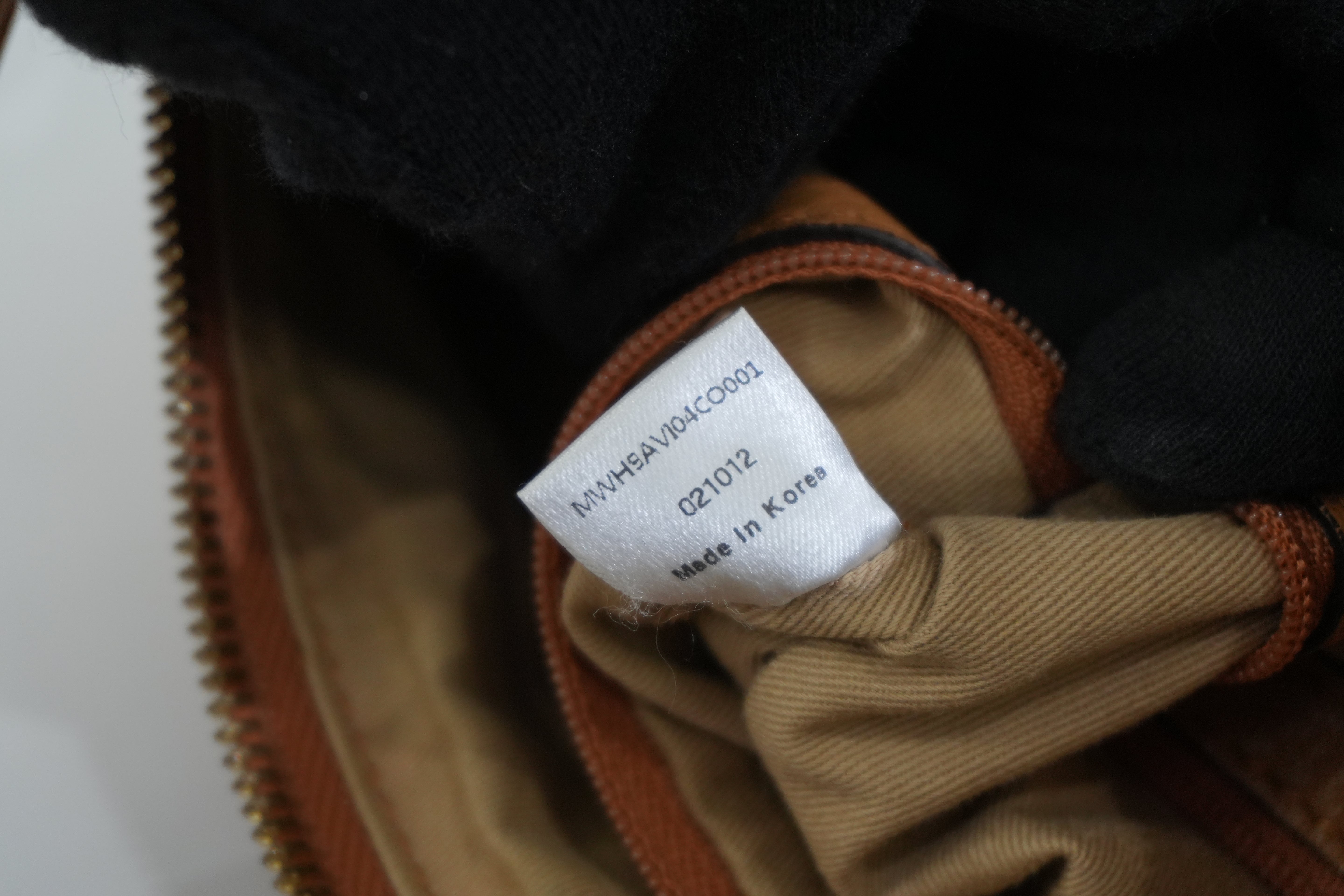 Pre-owned MCM Hobo Shoulder Bag Cognac