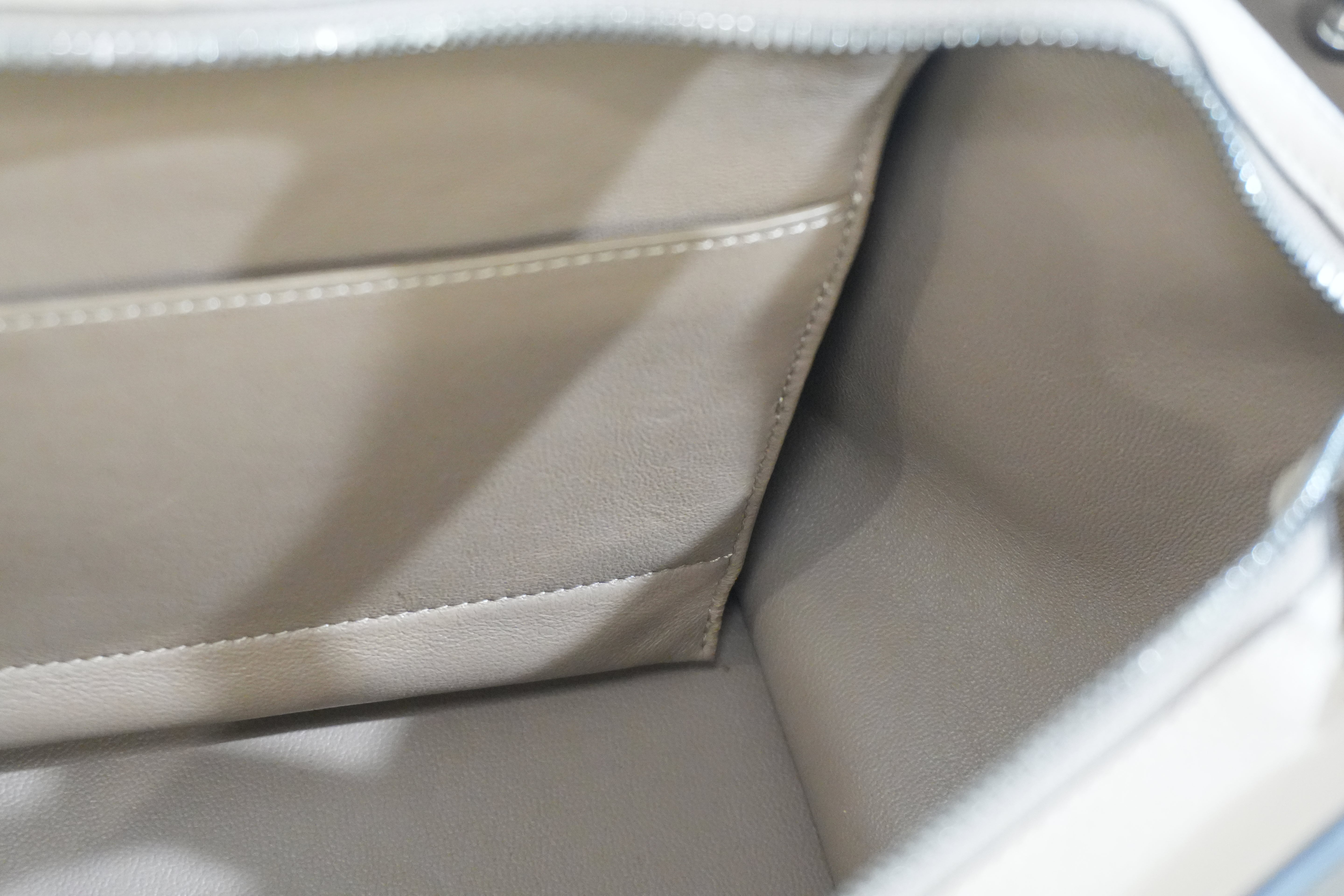 Pre-owned Celine Two Way Luggage Shoulder Bag Beige