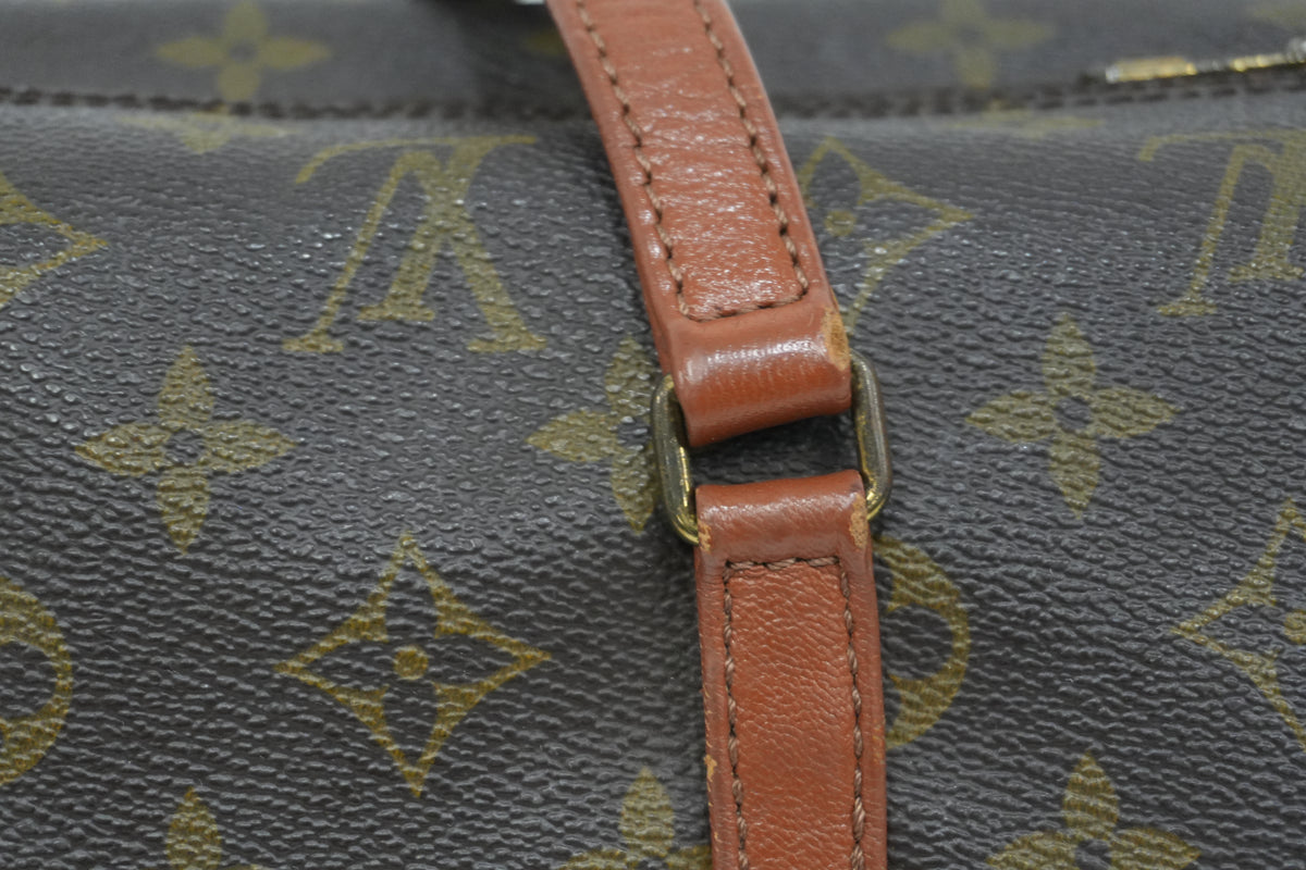 Pre-owned Louis Vuitton Monogram Papillon Handbag with Pouch
