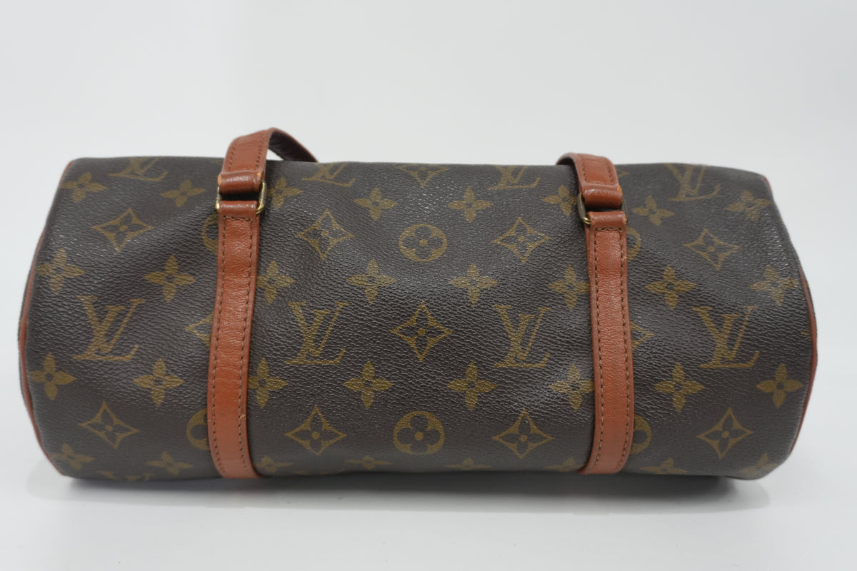 Pre-owned Louis Vuitton Monogram Papillon Handbag with Pouch