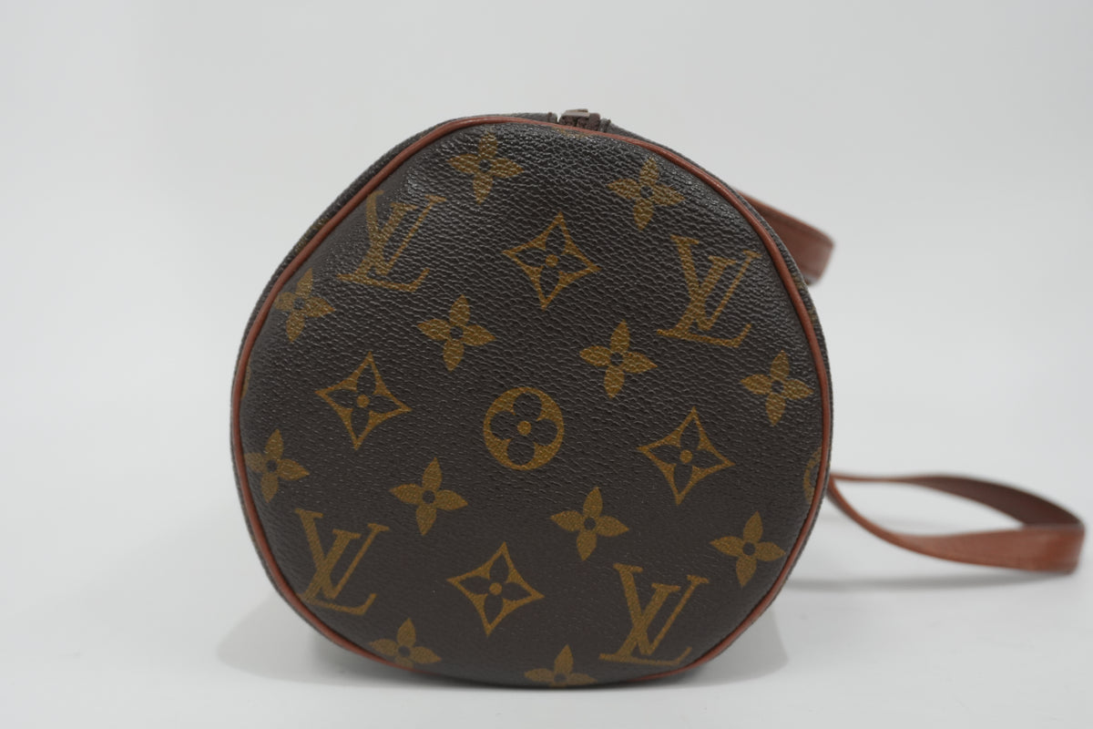 Pre-owned Louis Vuitton Monogram Papillon Handbag with Pouch