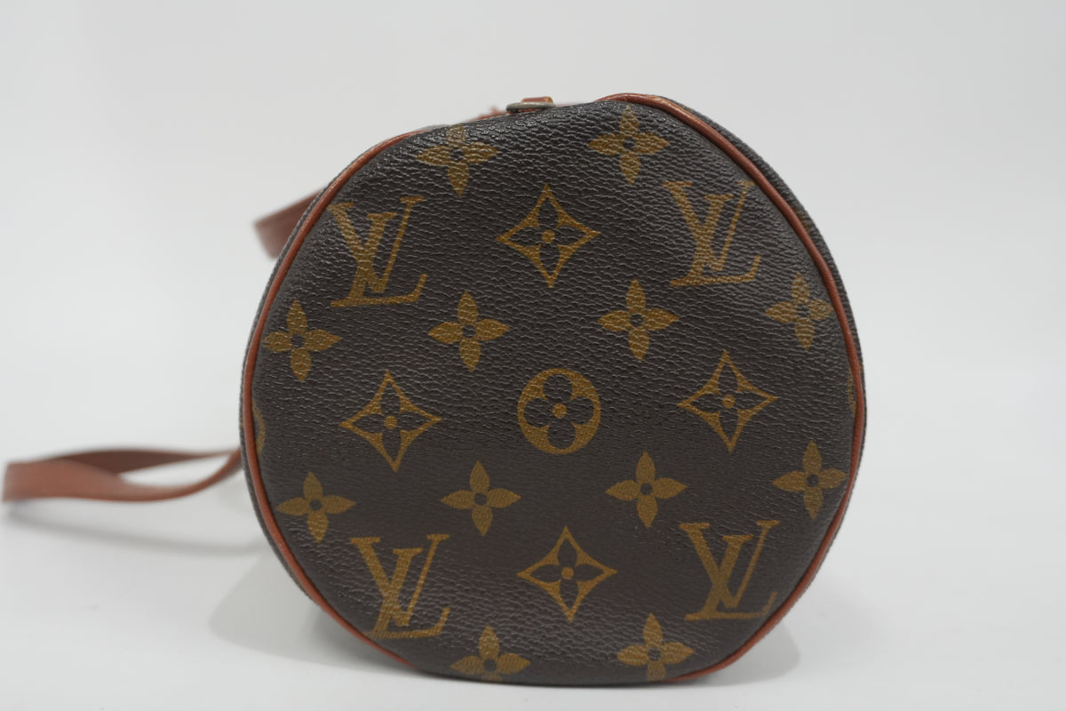 Pre-owned Louis Vuitton Monogram Papillon Handbag with Pouch