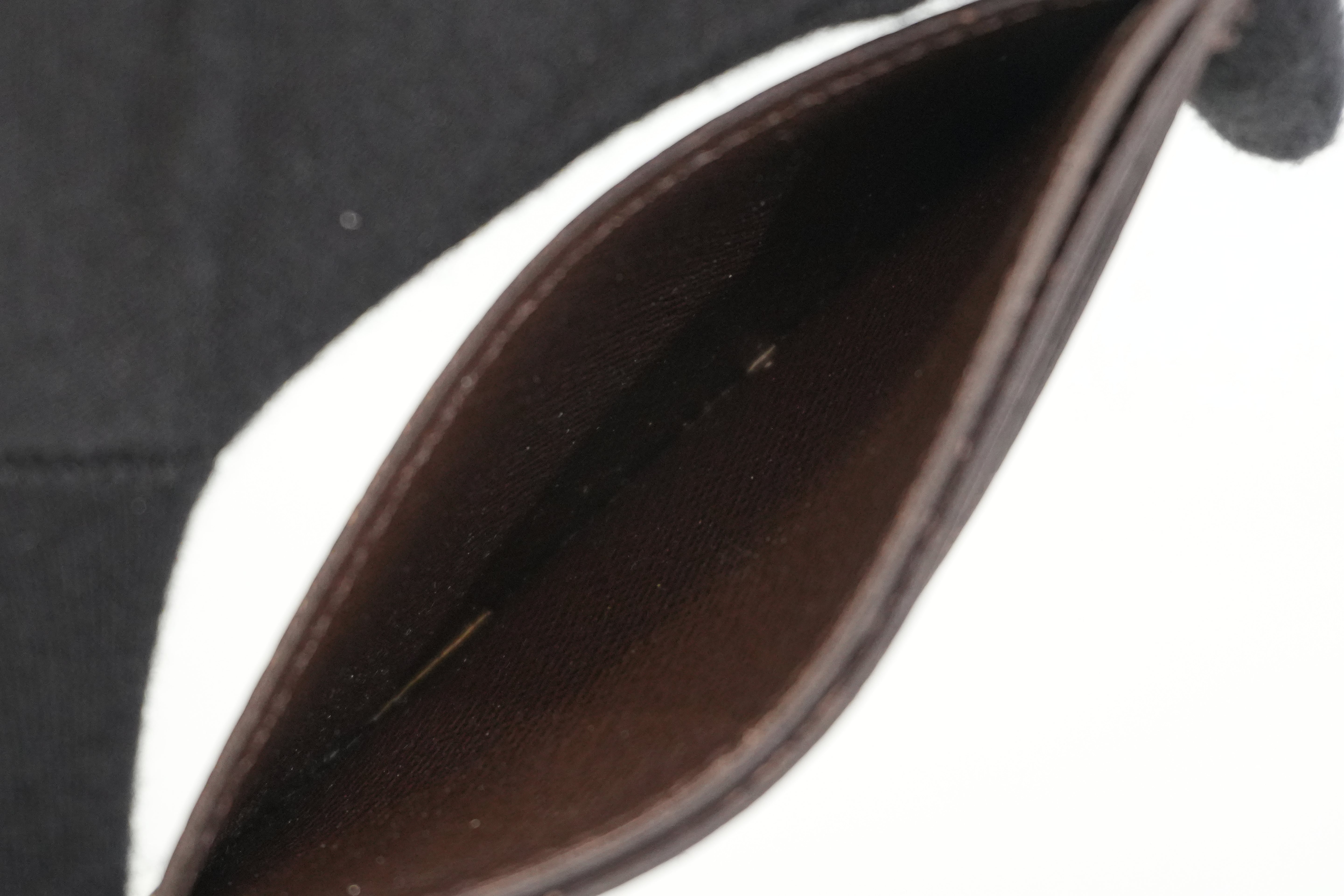 Pre-owned Louis Vuitton Damier Ebene Card Case