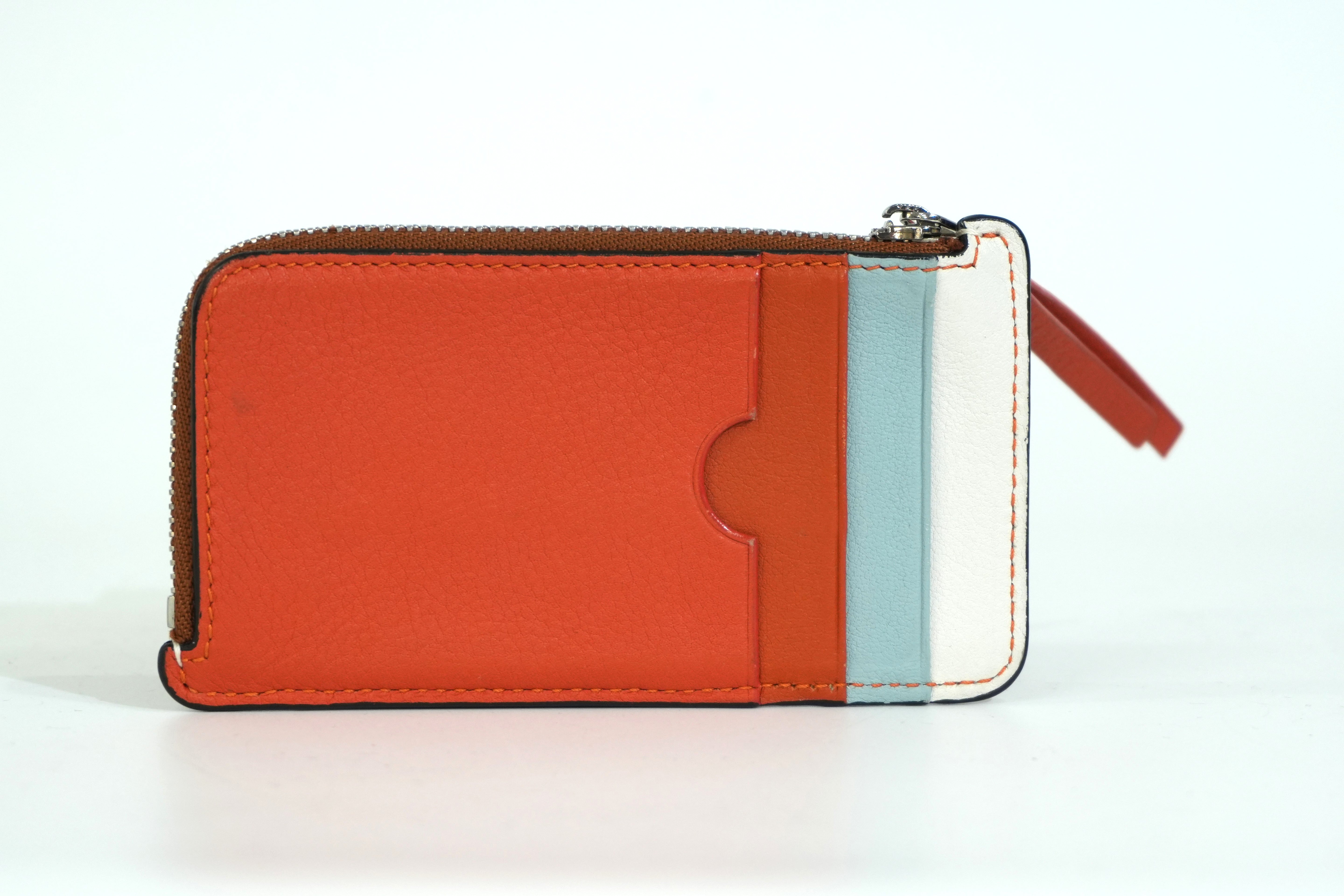 Pre-owned LOEWE Coin Case Brown