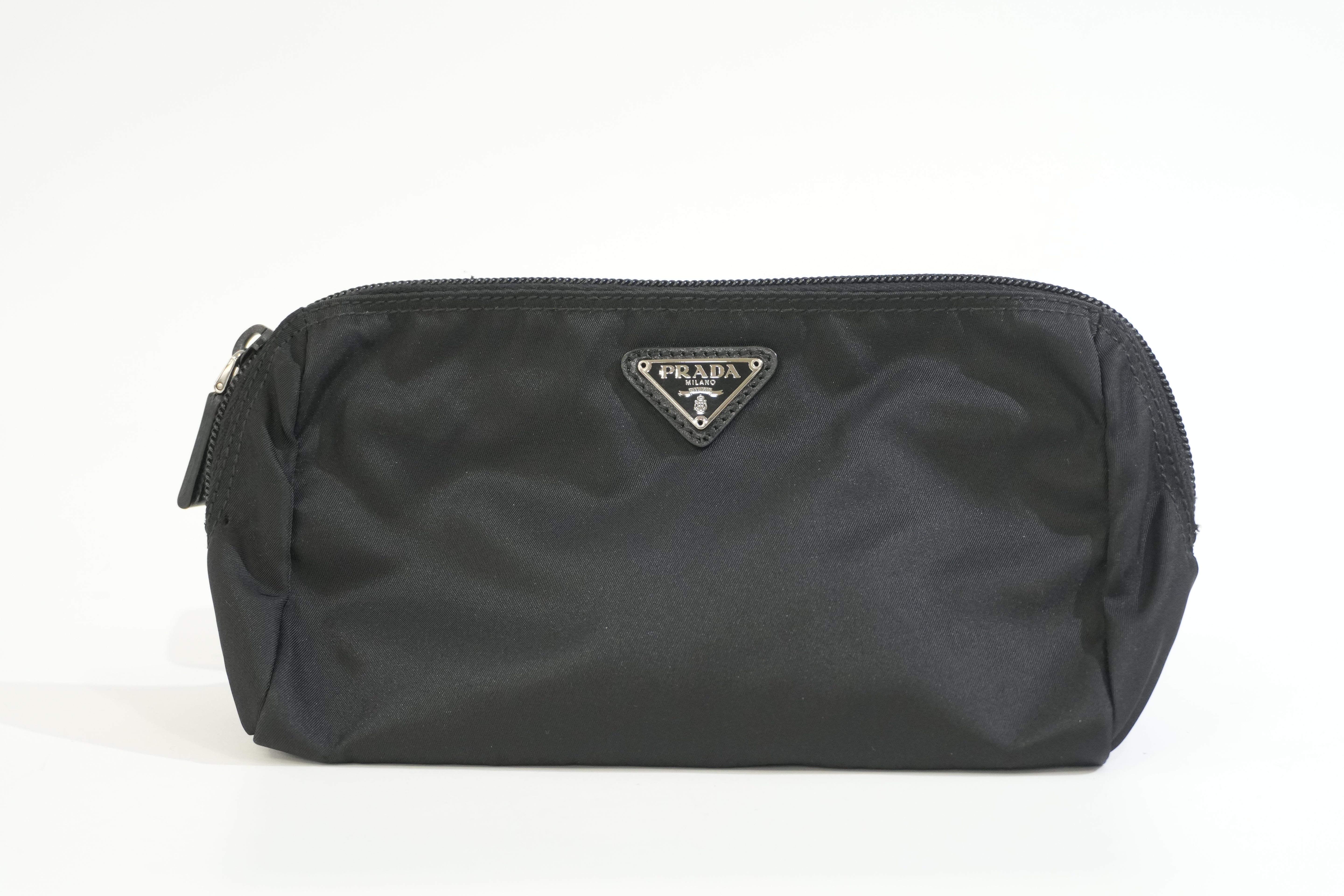 Pre-owned Prada Zippy Pouch Black