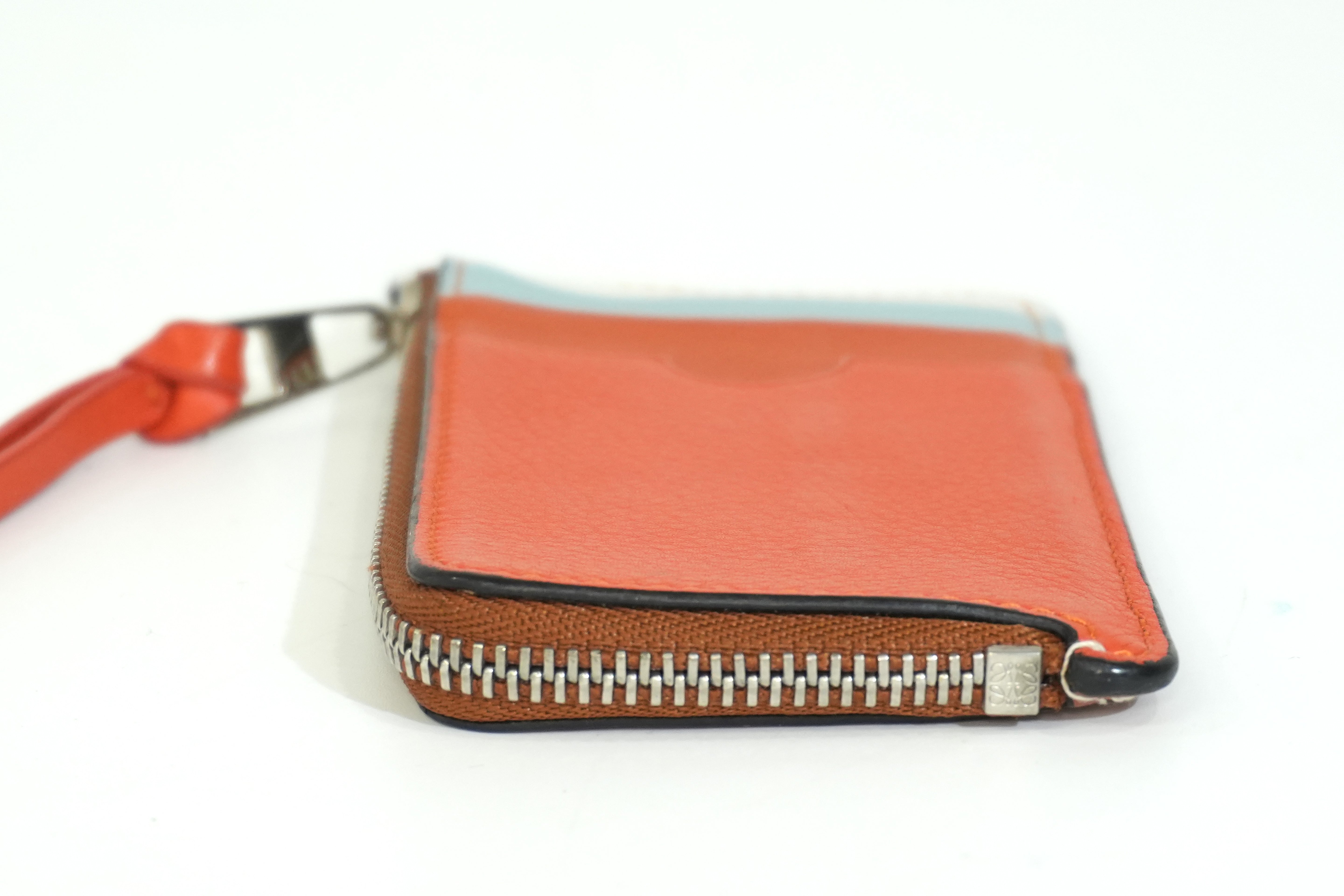 Pre-owned LOEWE Coin Case Brown