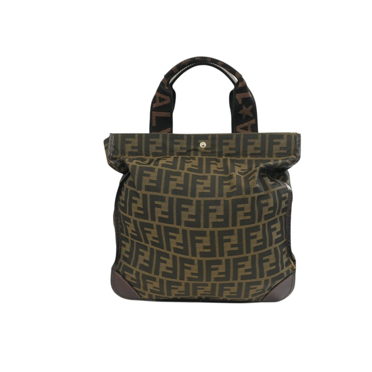 Pre-Owned Fendi Zucca Slim Tote Bag