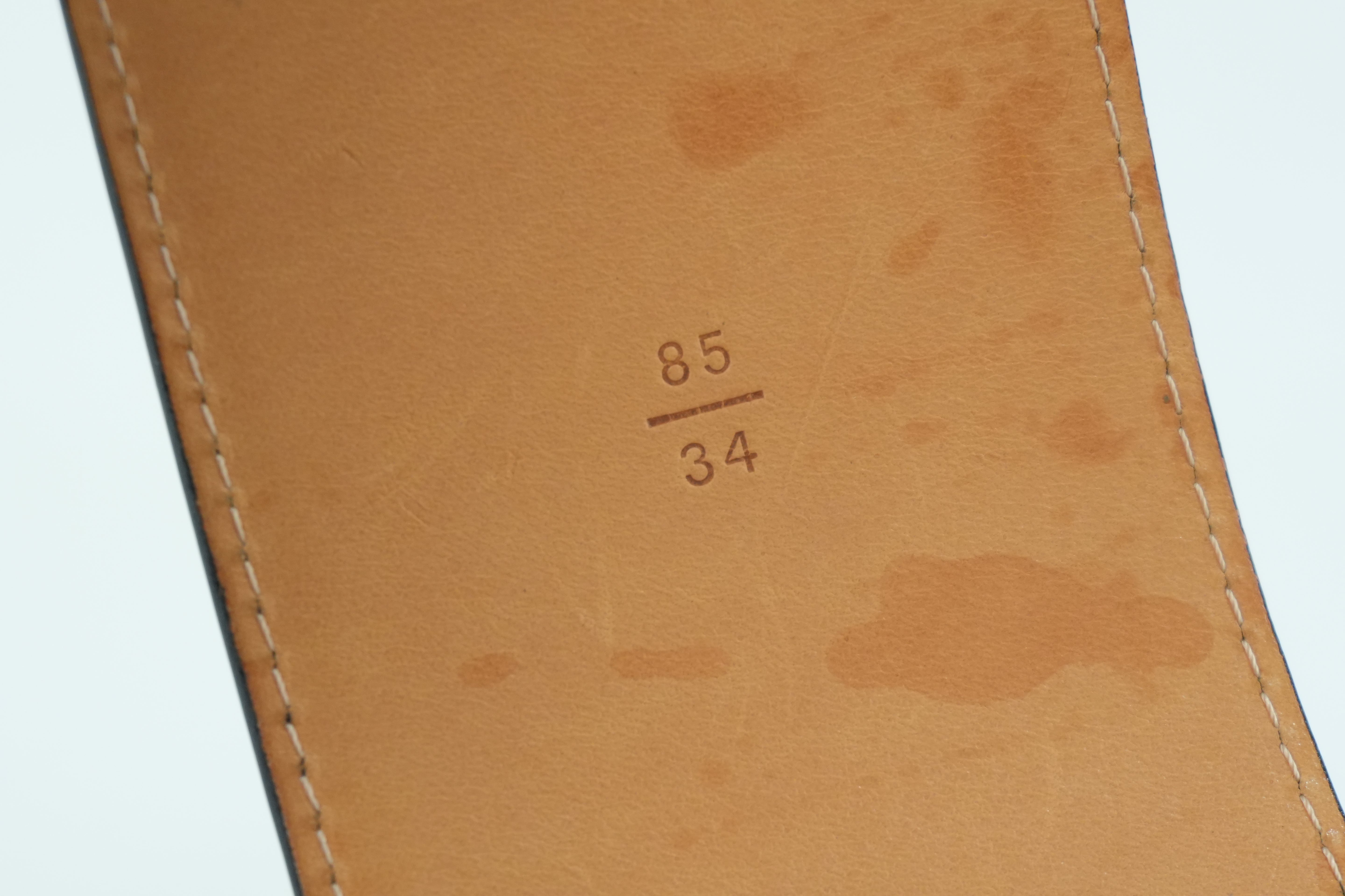 Louis Vuitton Patent Belt Black Used