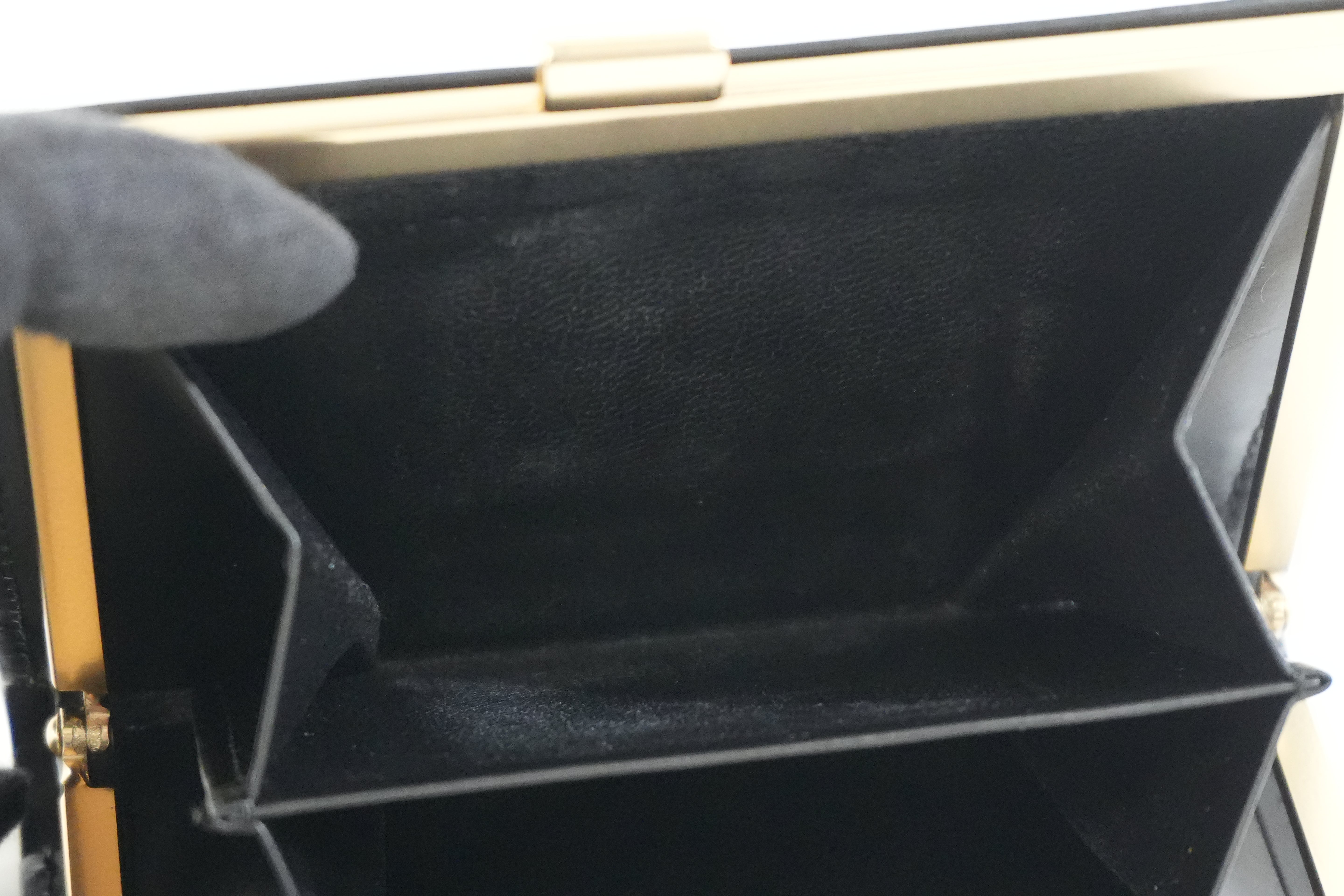 Pre-owned Burberry Compact Wallet Black