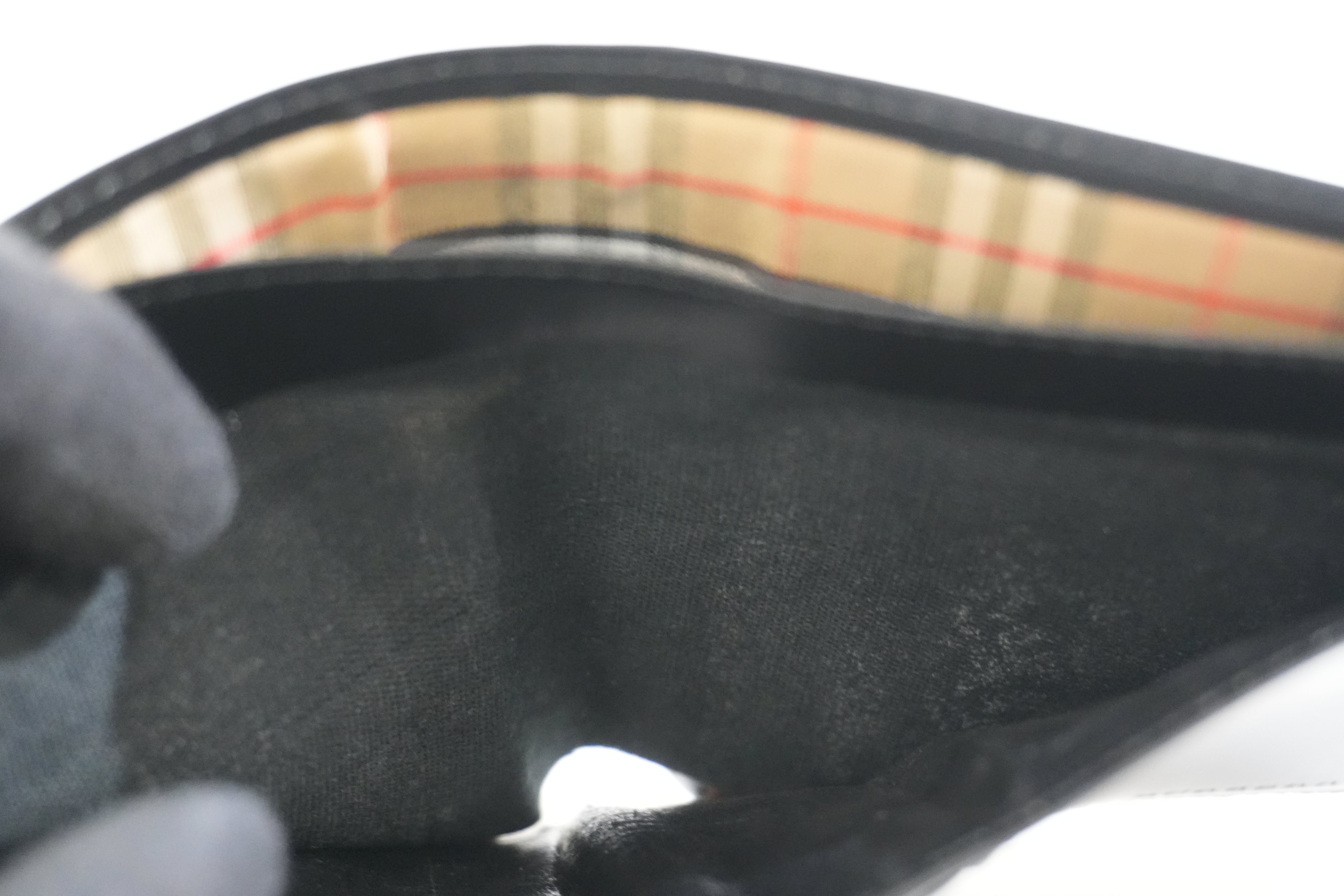 Pre-owned Burberry Compact Wallet Black