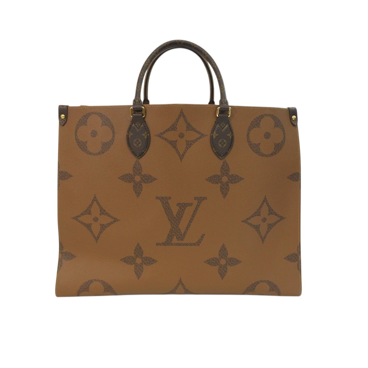 Pre-Owned Louis Vuitton Reverse Monogram On The Go Gm Tote Bag