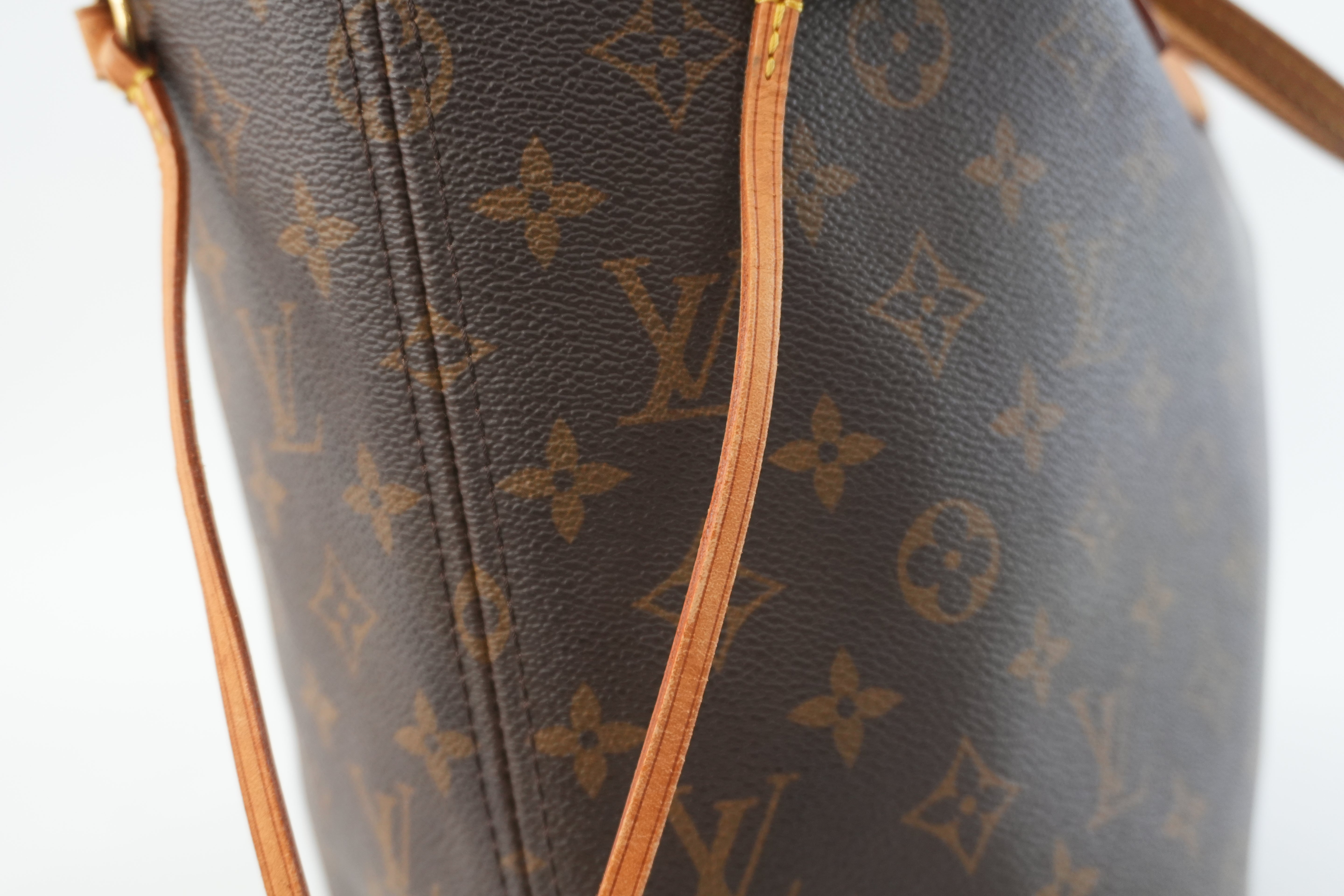 Louis Vuitton Monogram Neverfull MM Shoulder Tote Bag Used