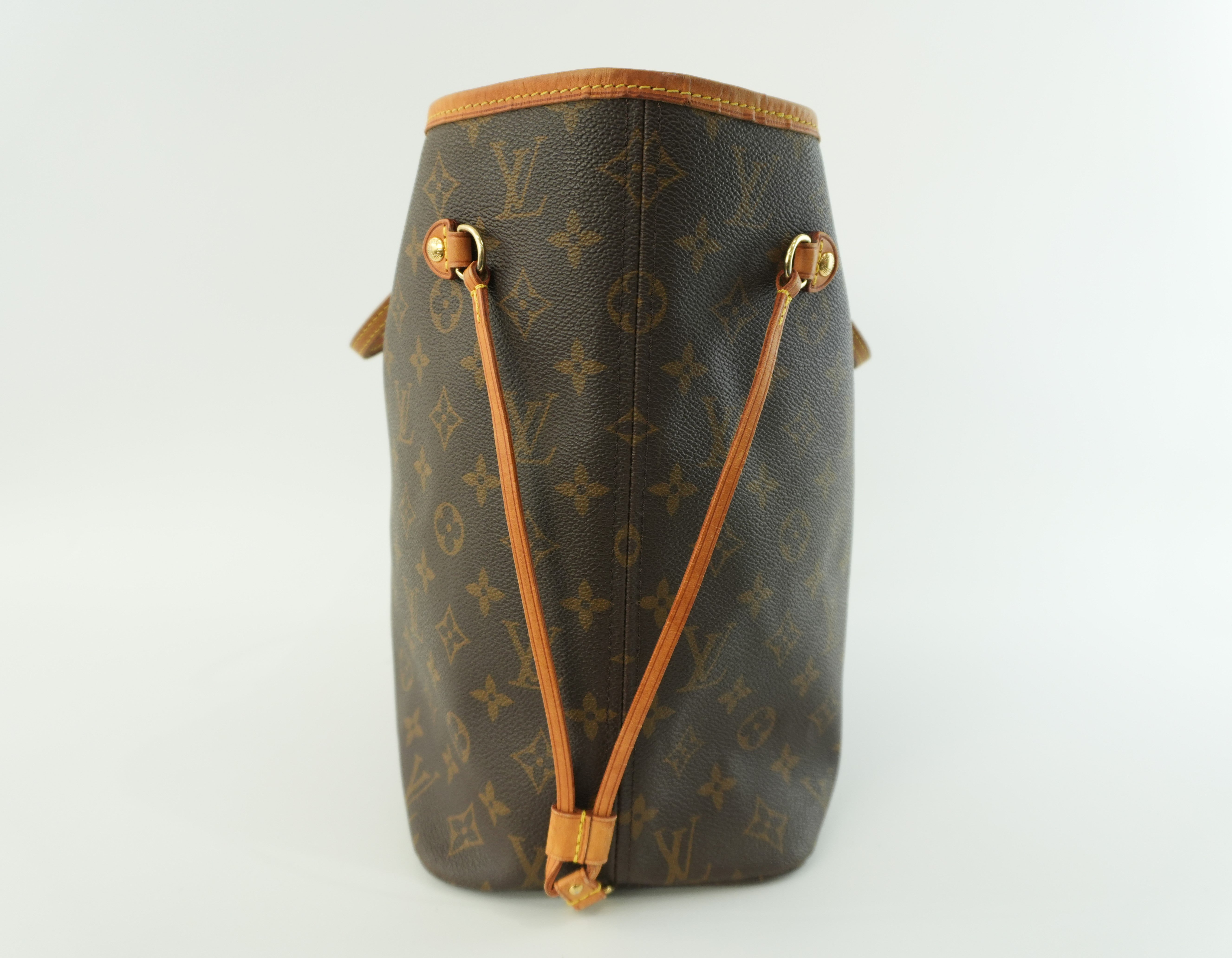 Louis Vuitton Monogram Neverfull MM Shoulder Tote Bag Used