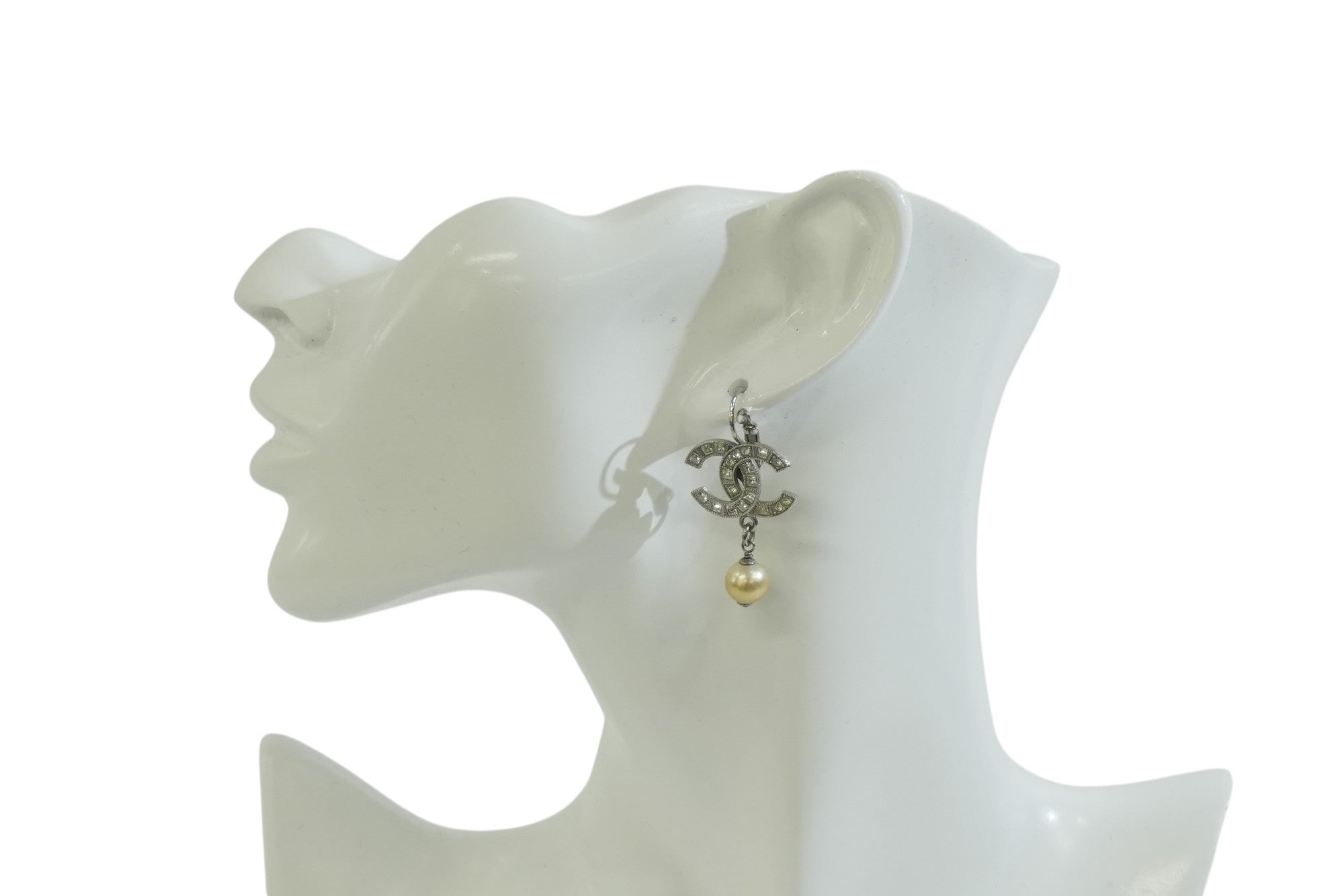 Pre-owned Chanel CC Drop Earrings