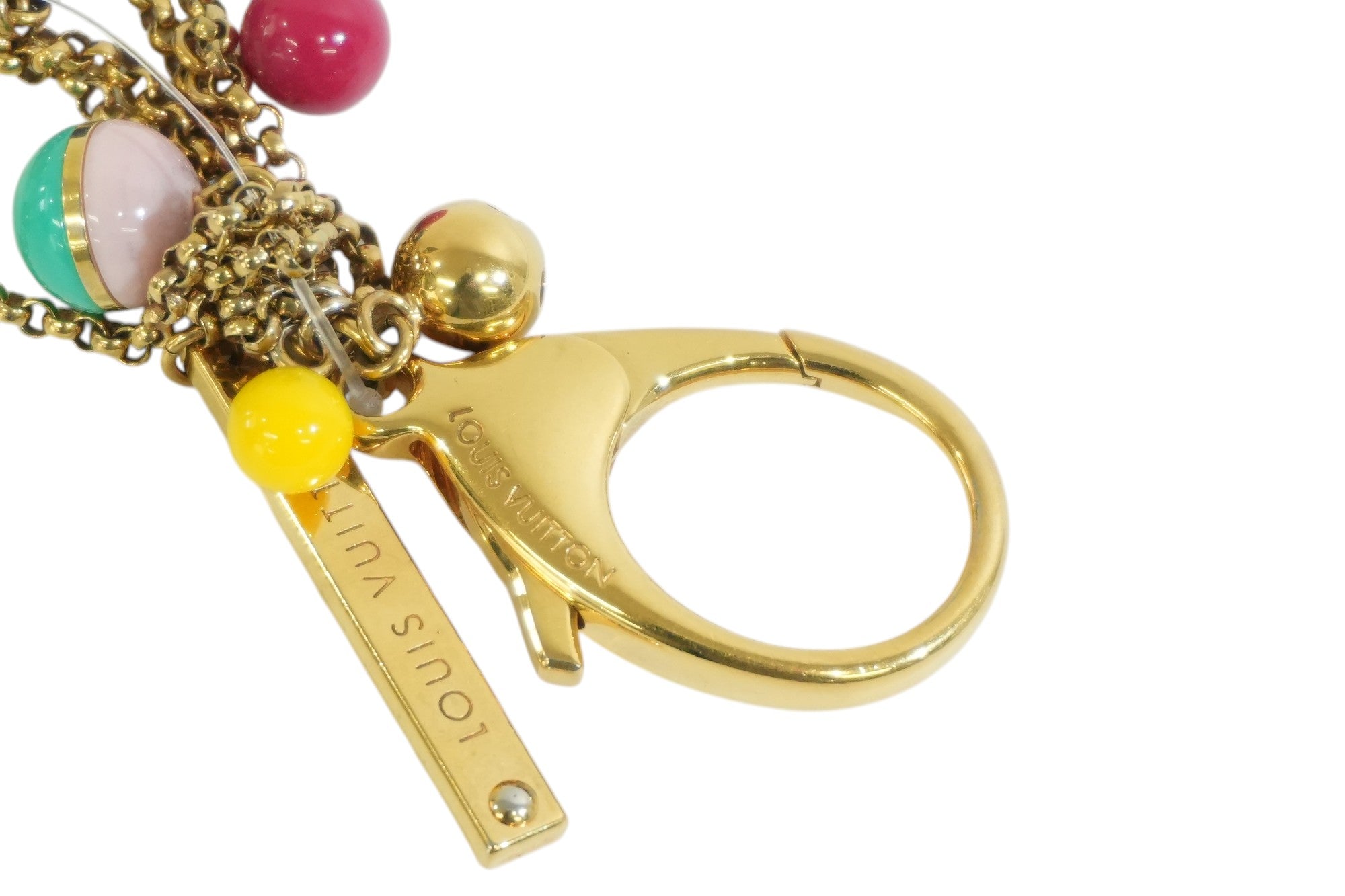 Per-owned Louis Vuitton Bag Charm Multicolor