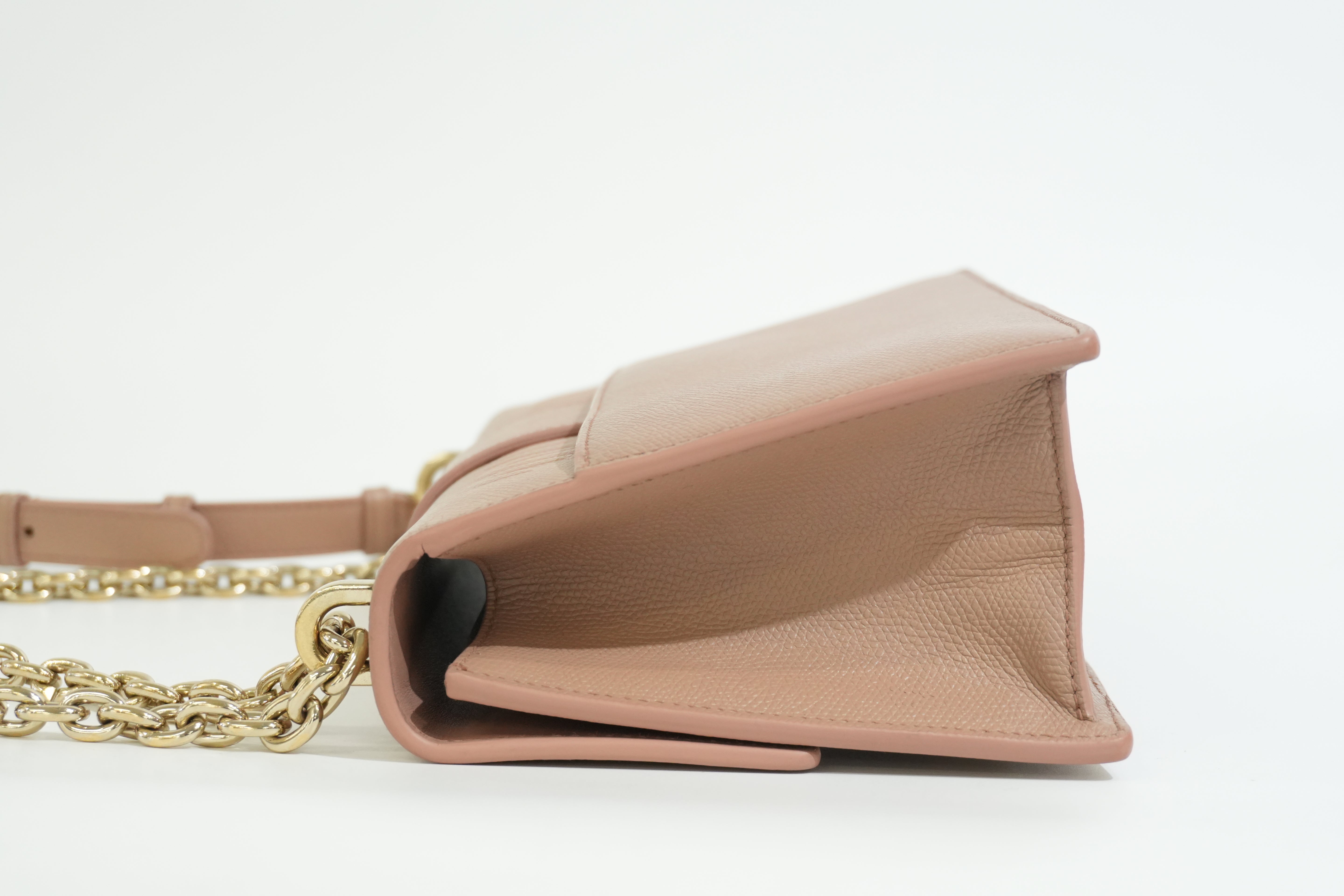 Pre-owned Dior 30 Montaigne Chain Bag Pink