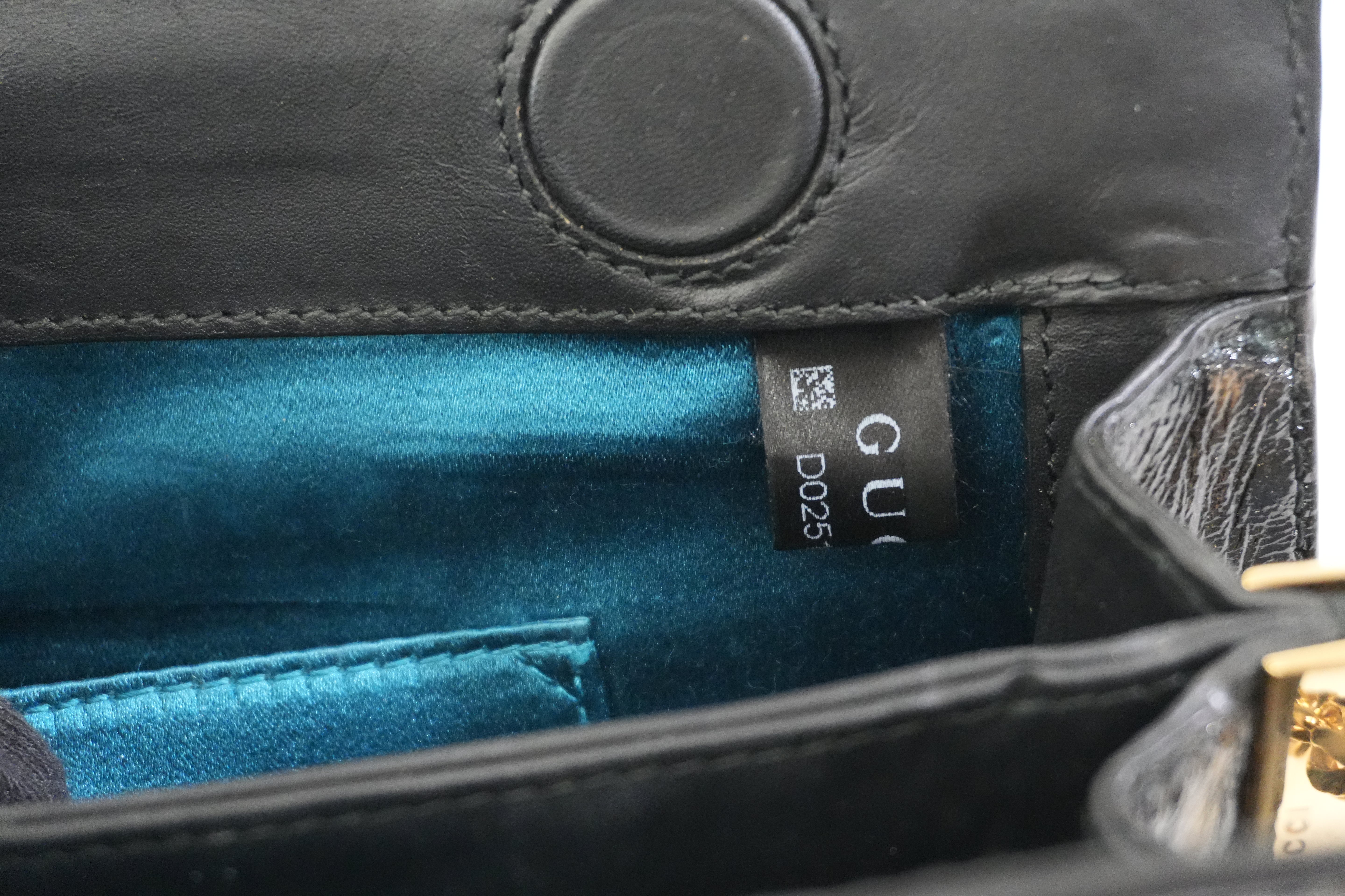 Pre-owned Gucci Suede Leather Chain Shoulder Bag Brown