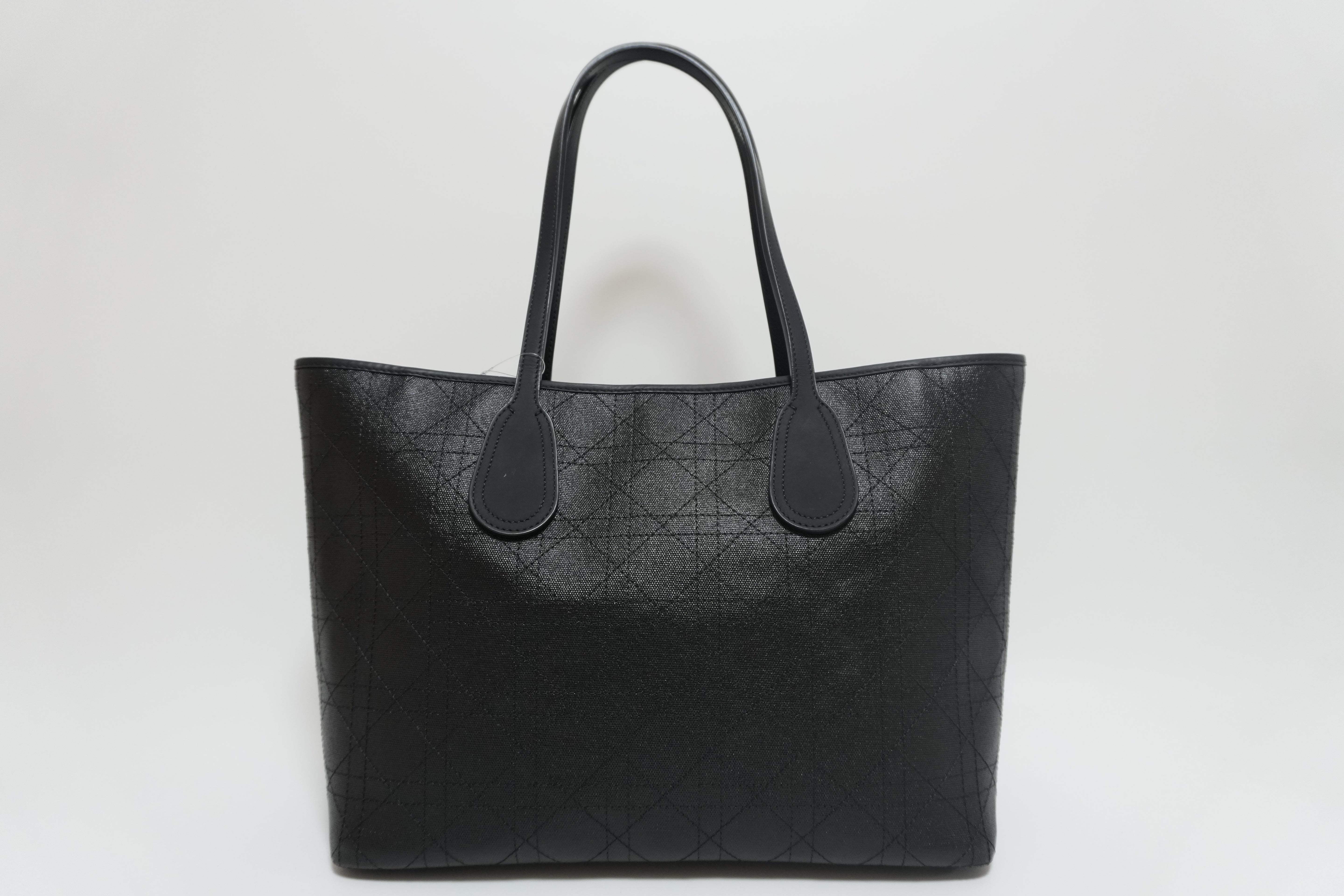 レディディオール レザー ロザート パナレア トートバッグ ブラック 中古