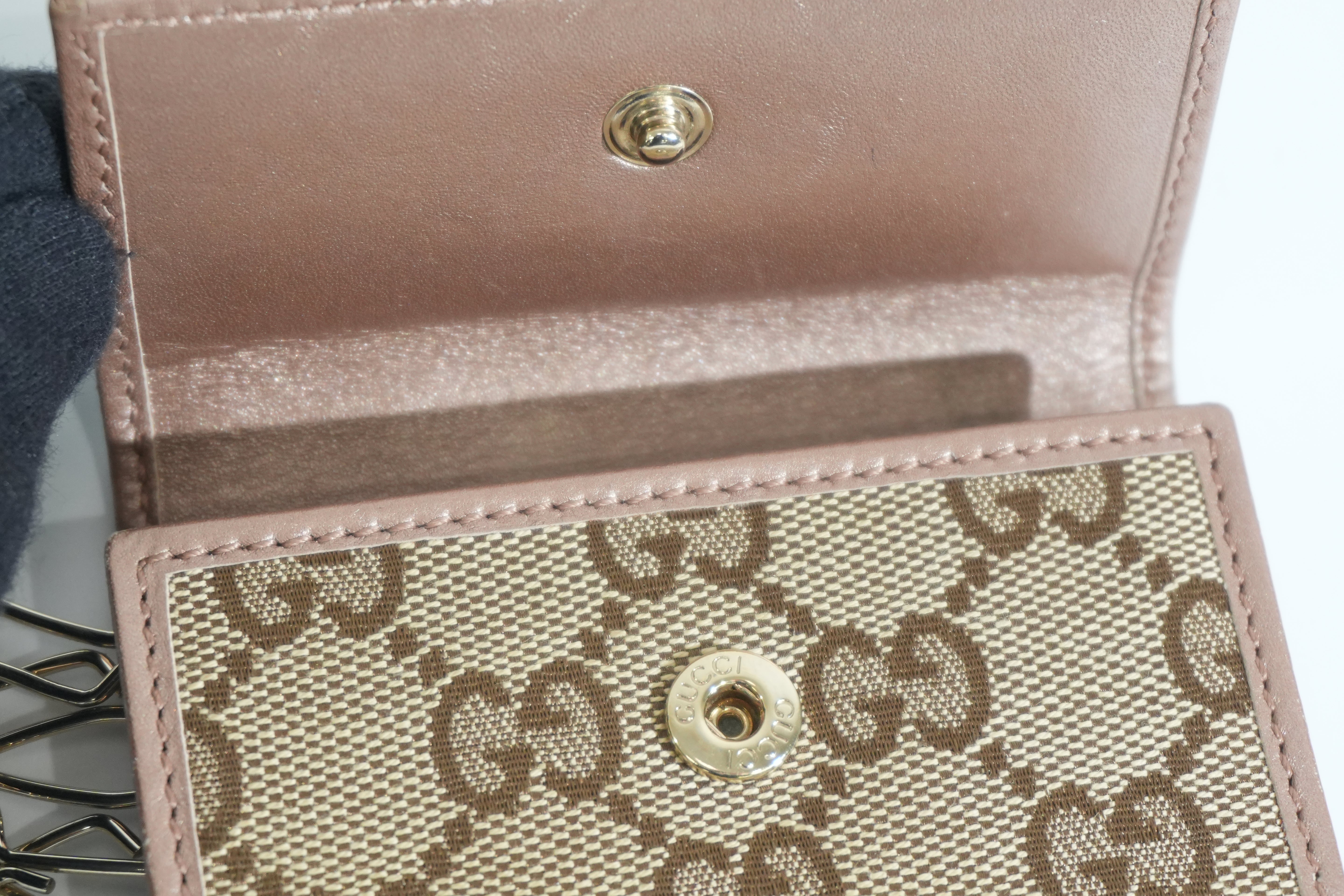 Pre-owned Gucci Key Case Holder Bundle of 4