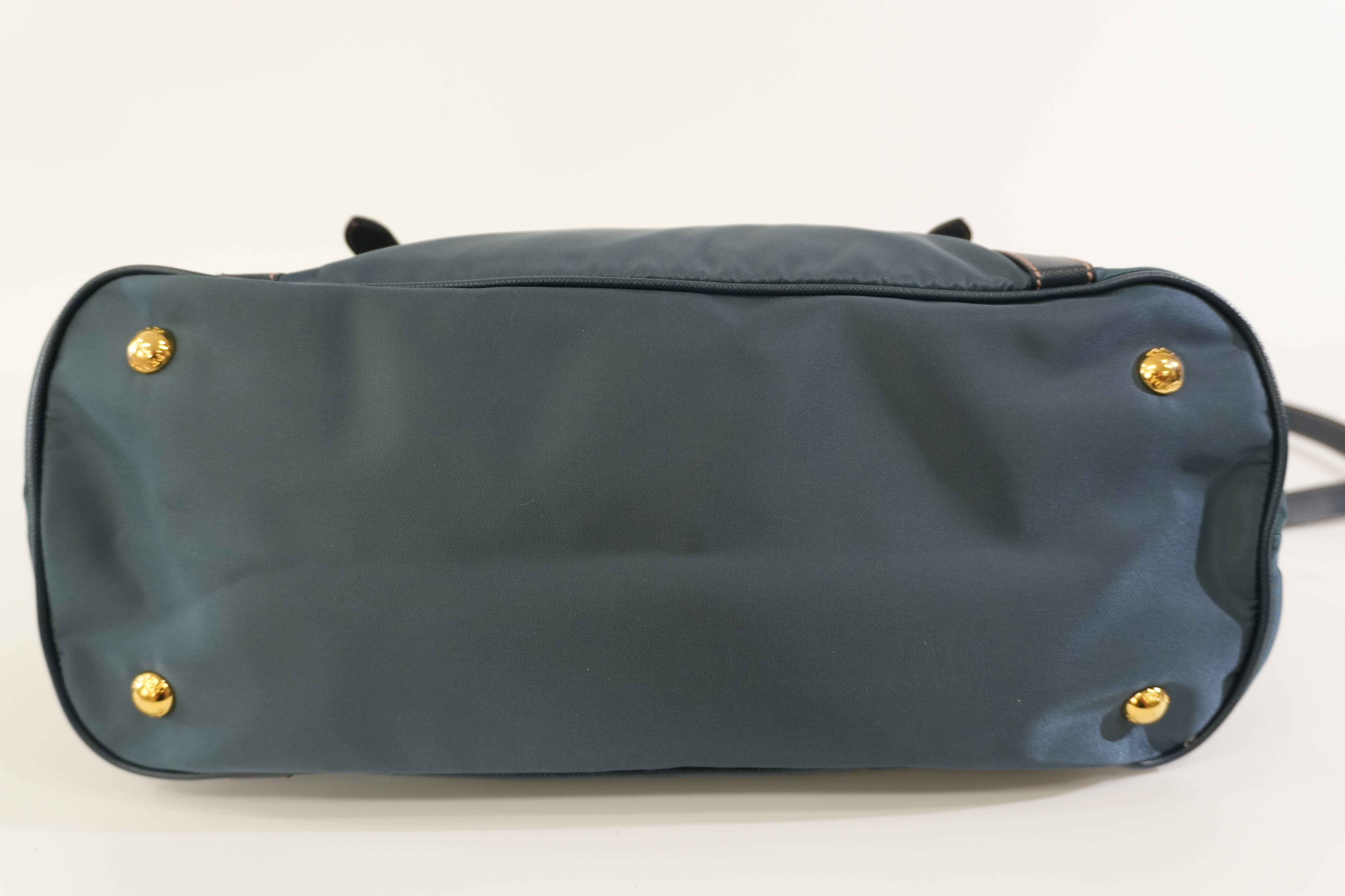 Pre-owned Prada Nylon Two Way Shoulder Bag Blue