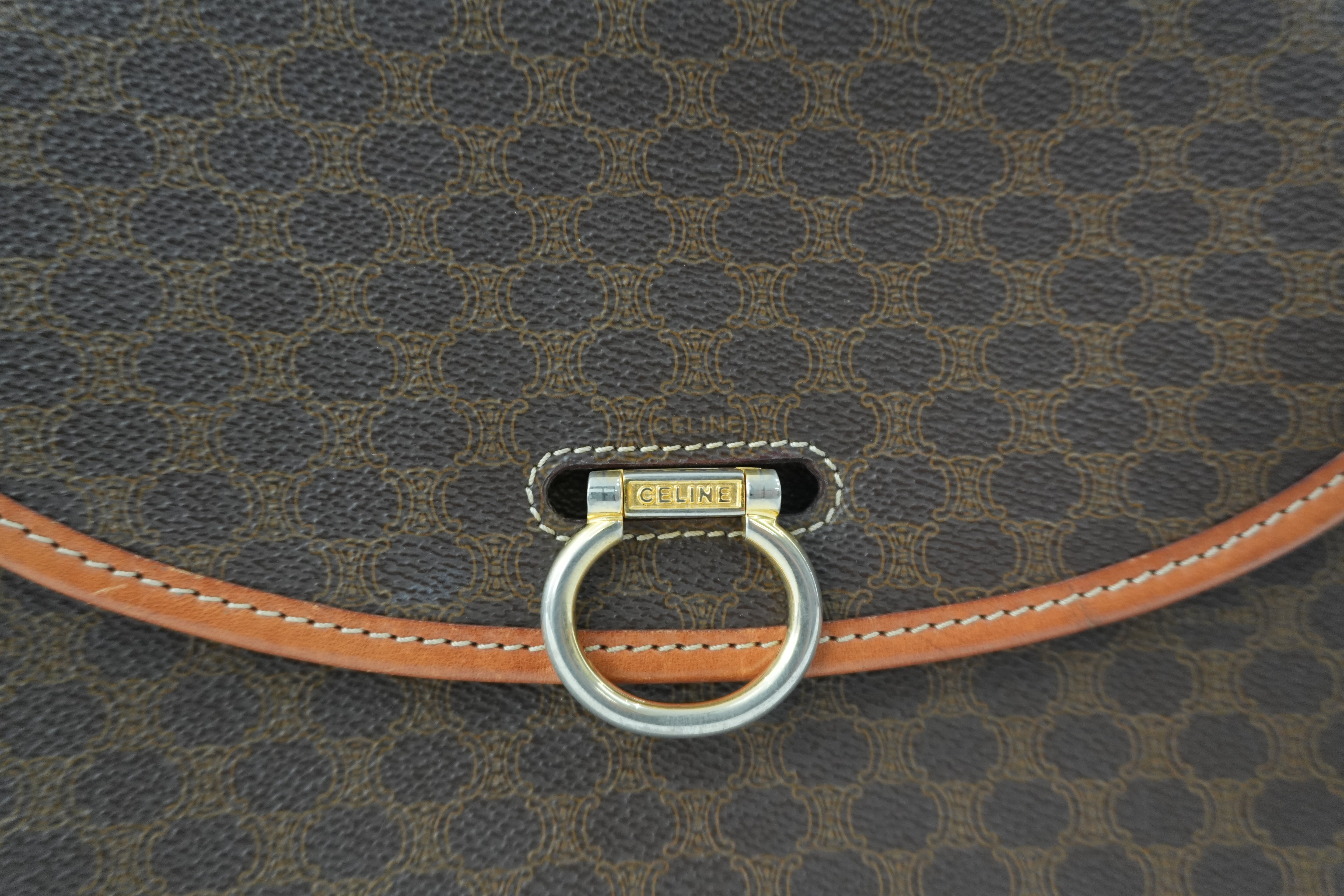 Celine Macadam Shoulder Bag Used