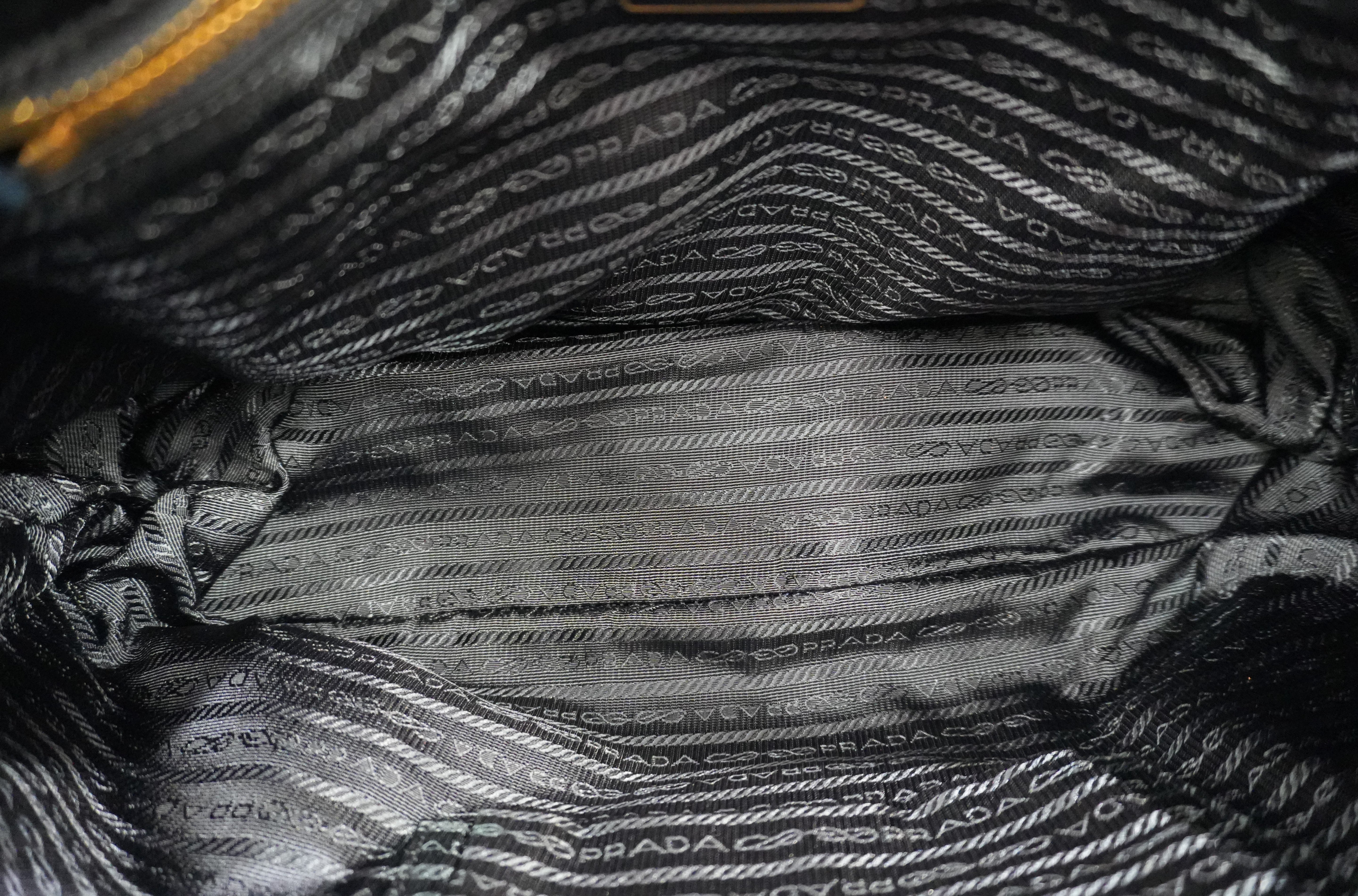 Pre-owned Prada Nylon Two Way Shoulder Bag Blue