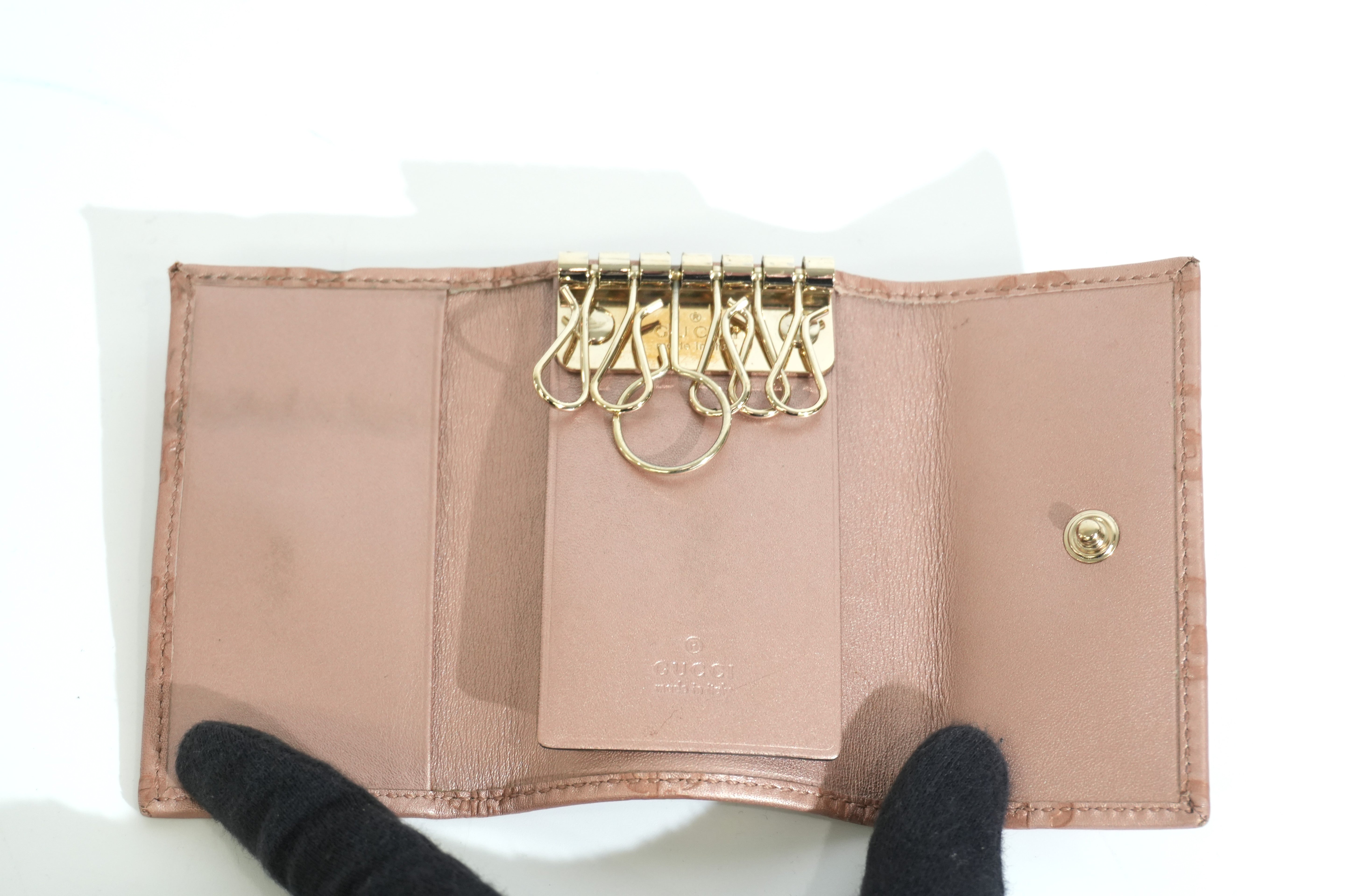 Pre-owned Gucci Key Case Holder Bundle of 4