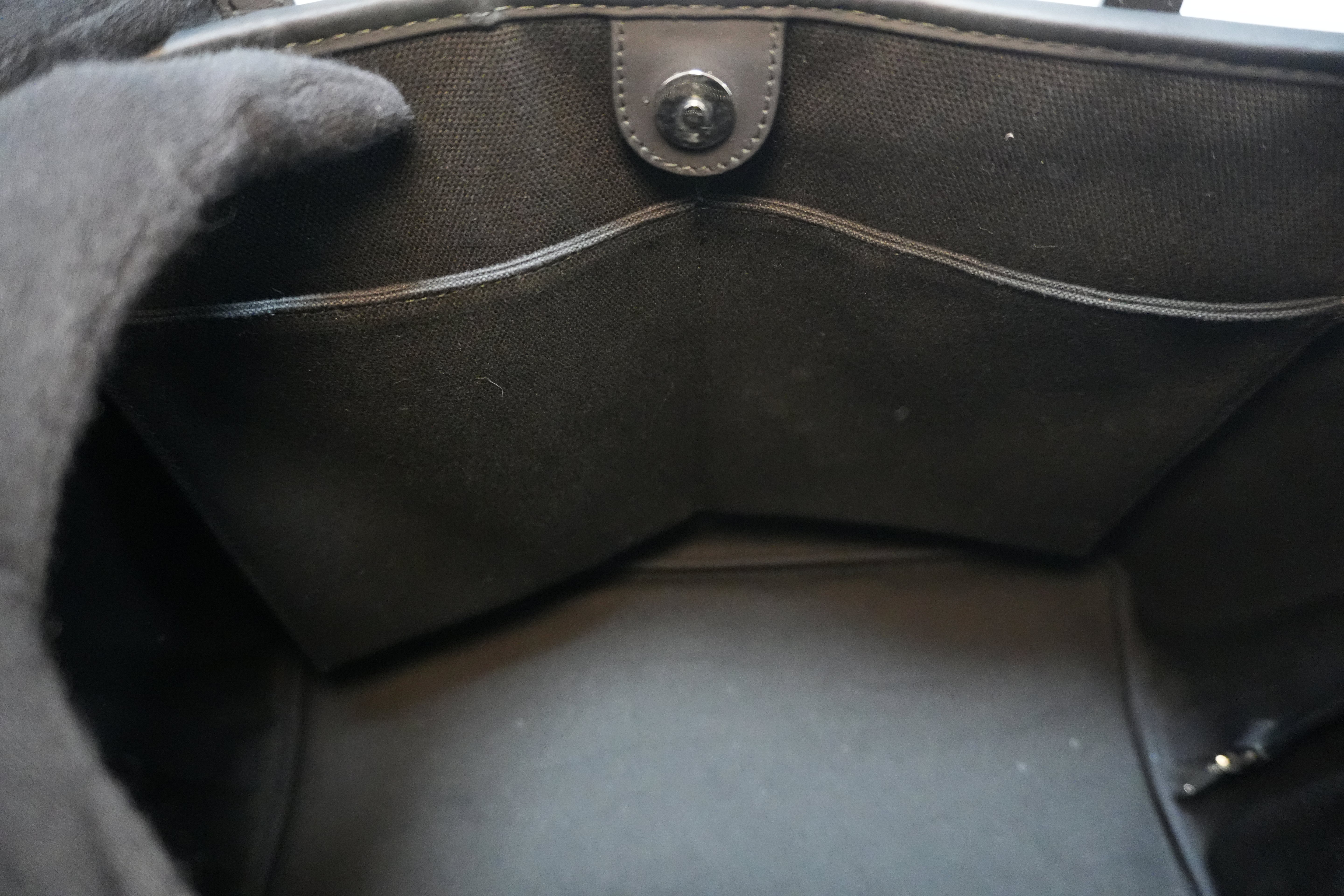 レディディオール レザー ロザート パナレア トートバッグ ブラック 中古