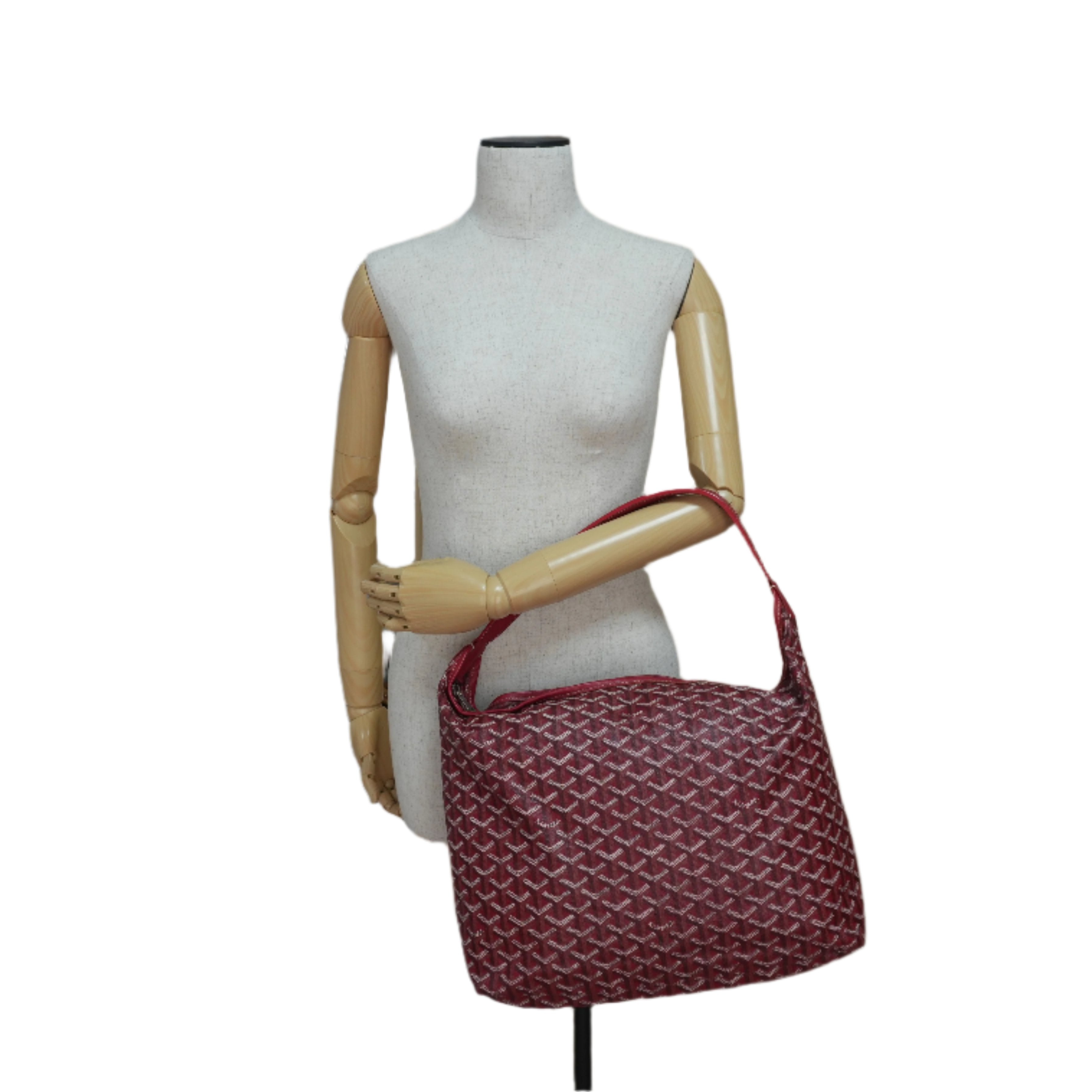 正規品 GOYARD Fidji ショルダーバッグ 廃盤品　赤 Goyard Fidji Hobo Bag Red Used