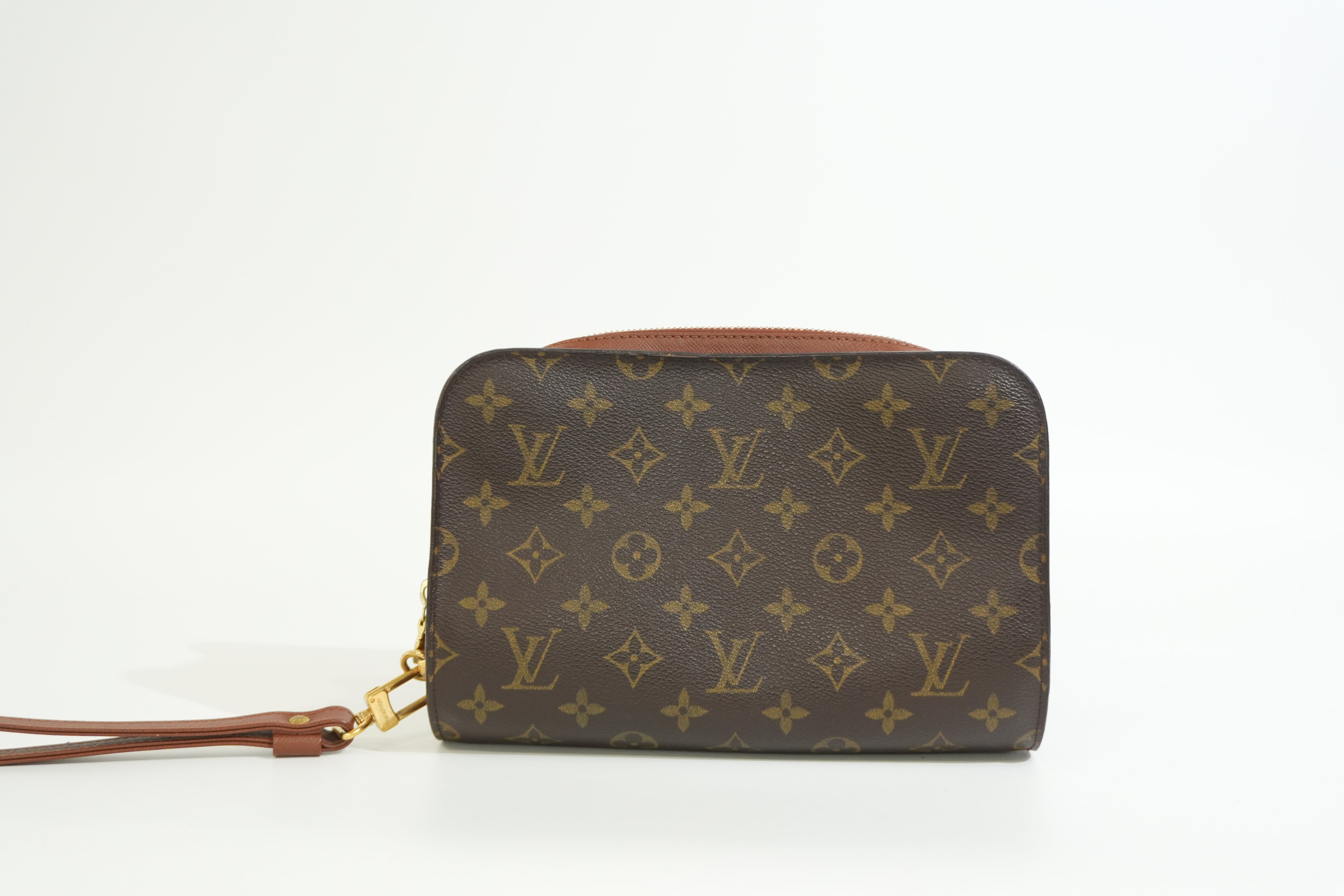 Pre-owned Louis Vuitton Monogram Orsay Wrist Clutch Bag