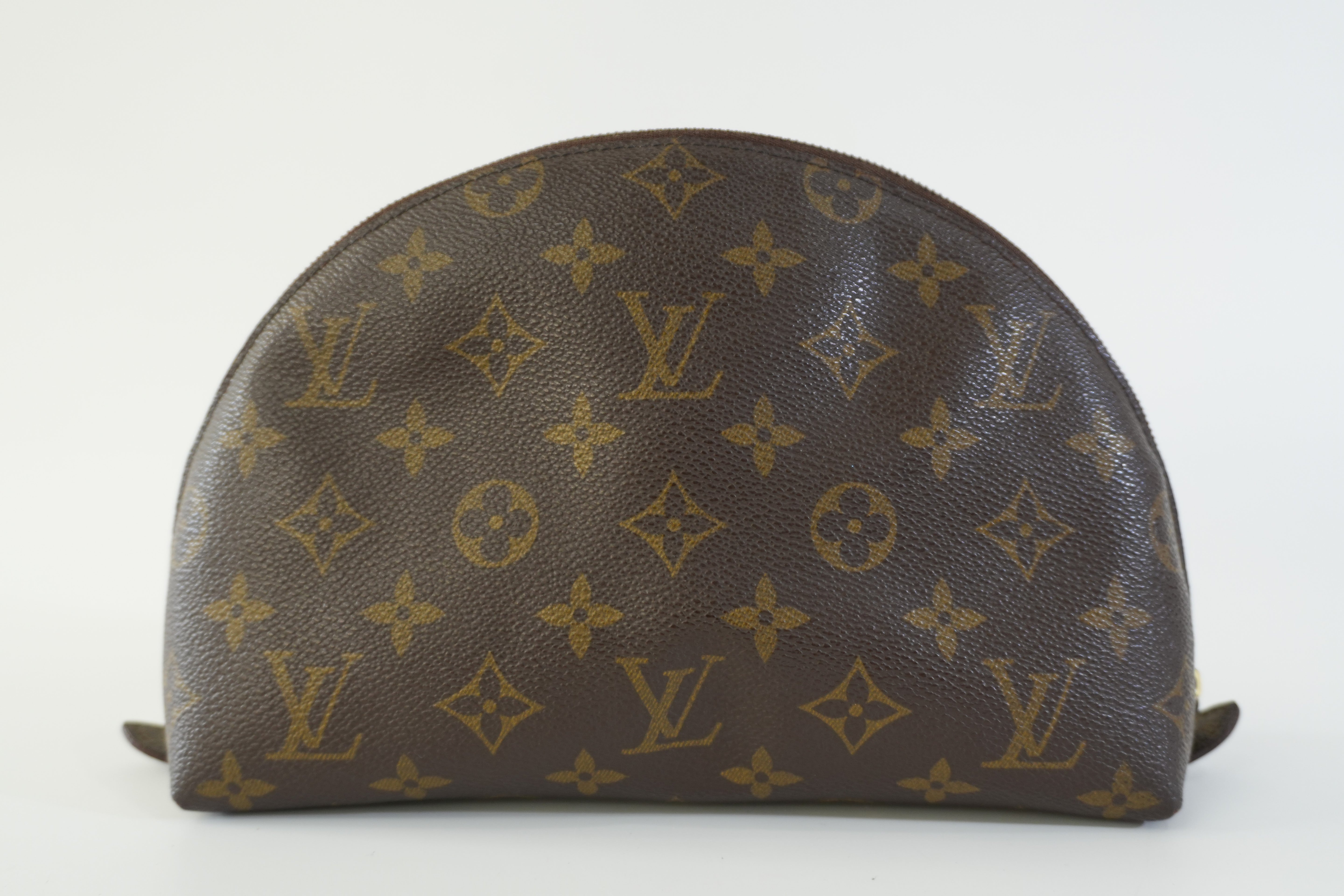 Pre-owned Louis Vuitton Monogram Demi Ronde Pouch