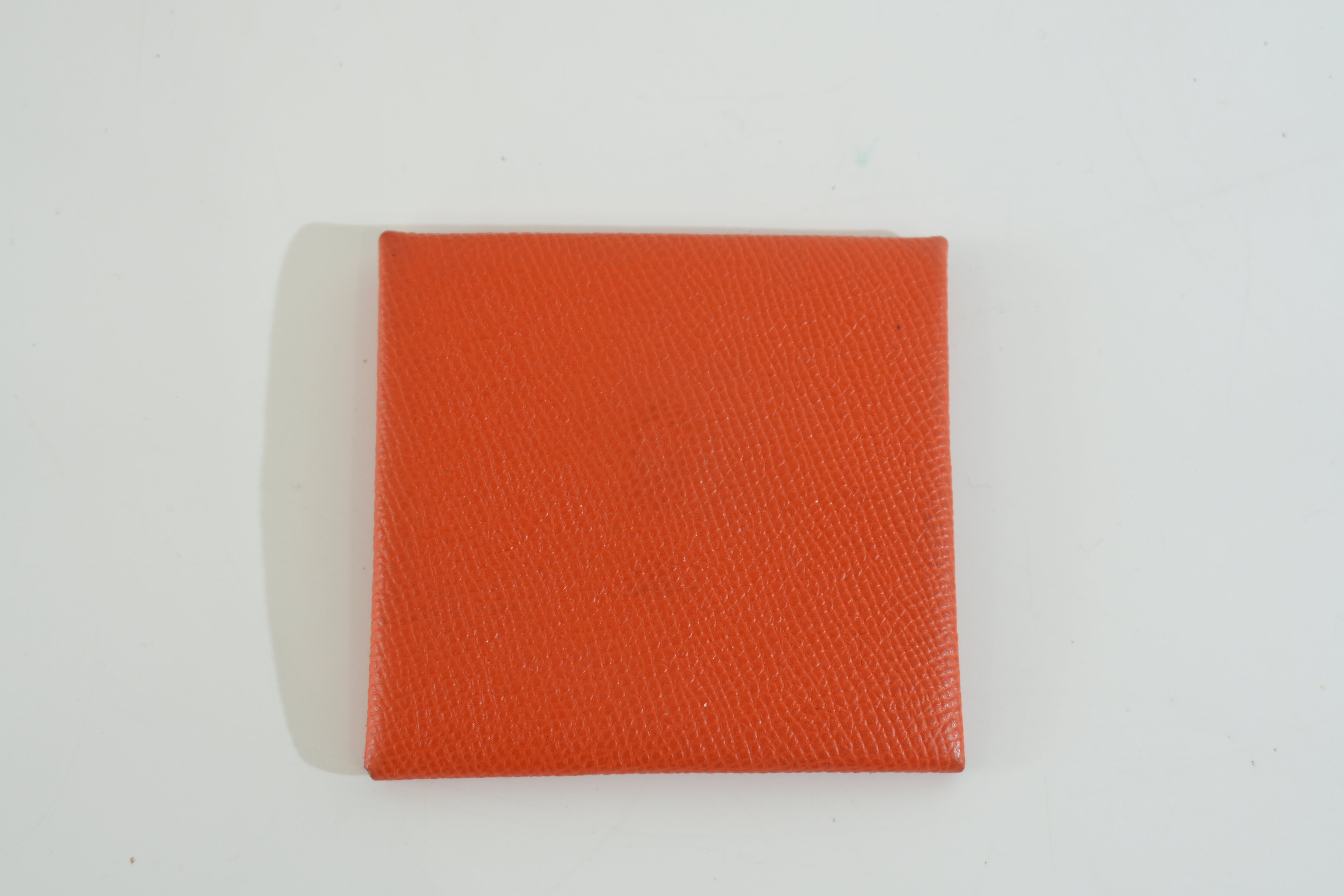 Pre-owned Hermes Money Clip Orange