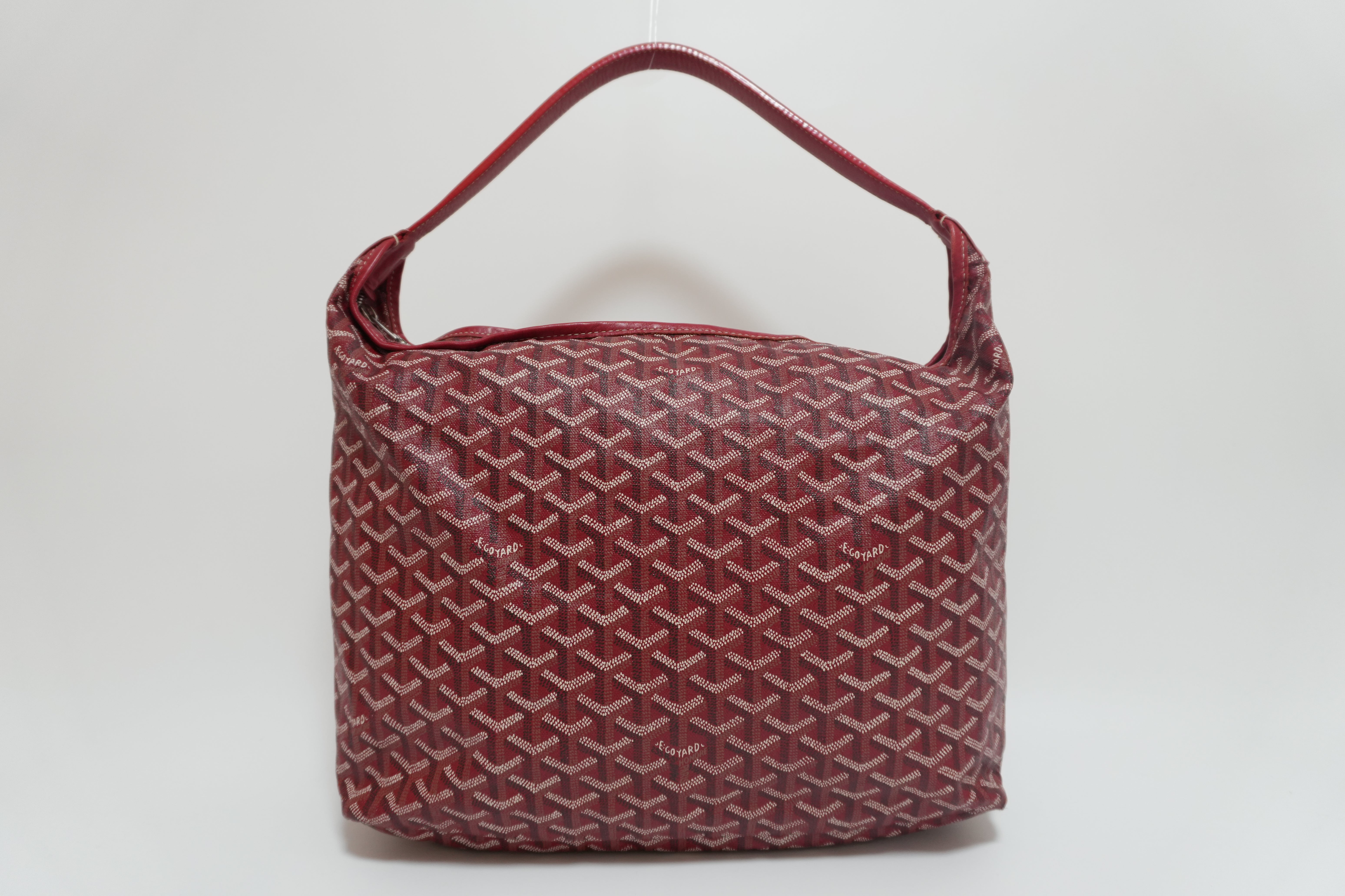 正規品 GOYARD Fidji ショルダーバッグ 廃盤品　赤 Goyard Fidji Hobo Bag Red Used