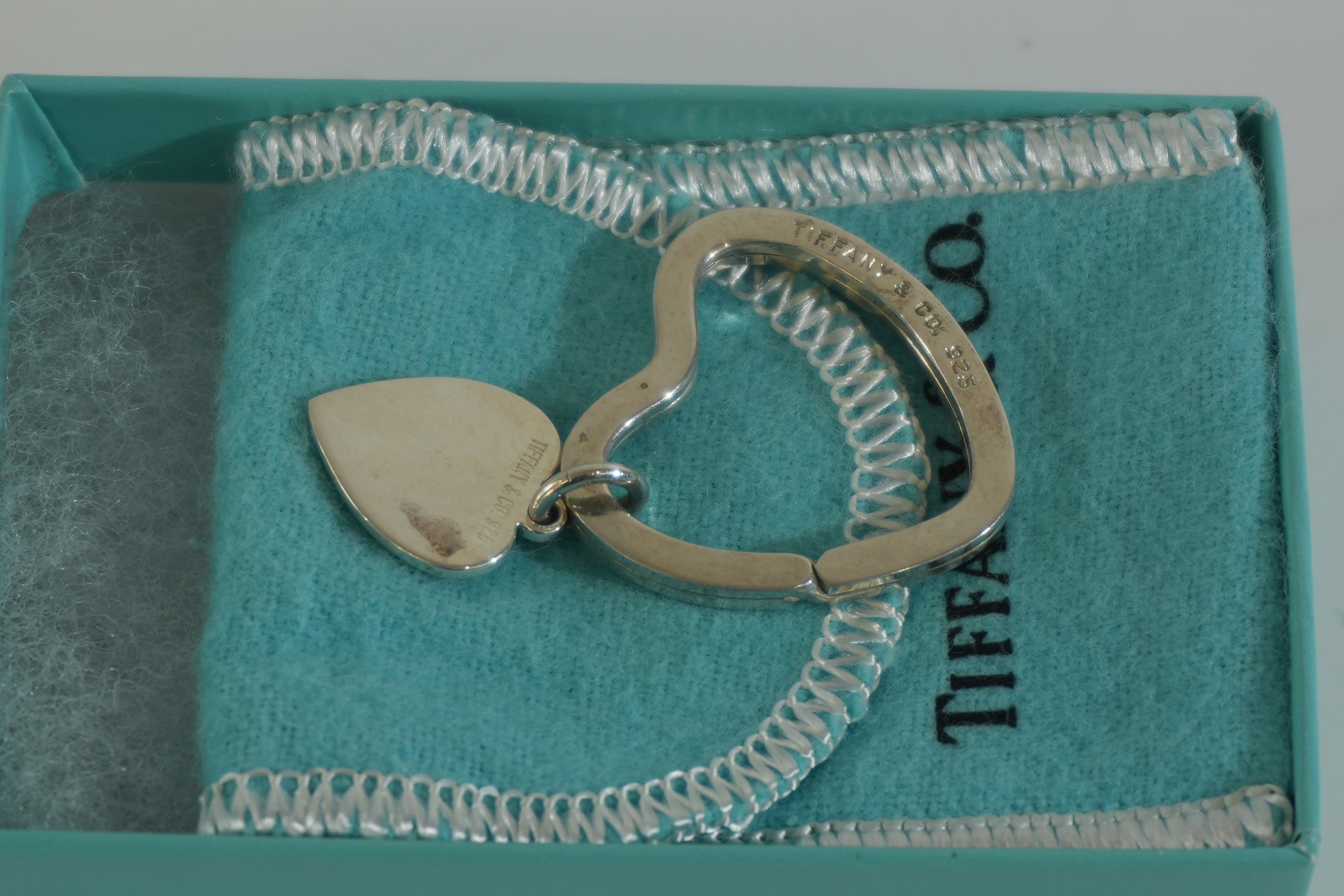 Pre-owned Tiffany and Co. Heart Key Holder
