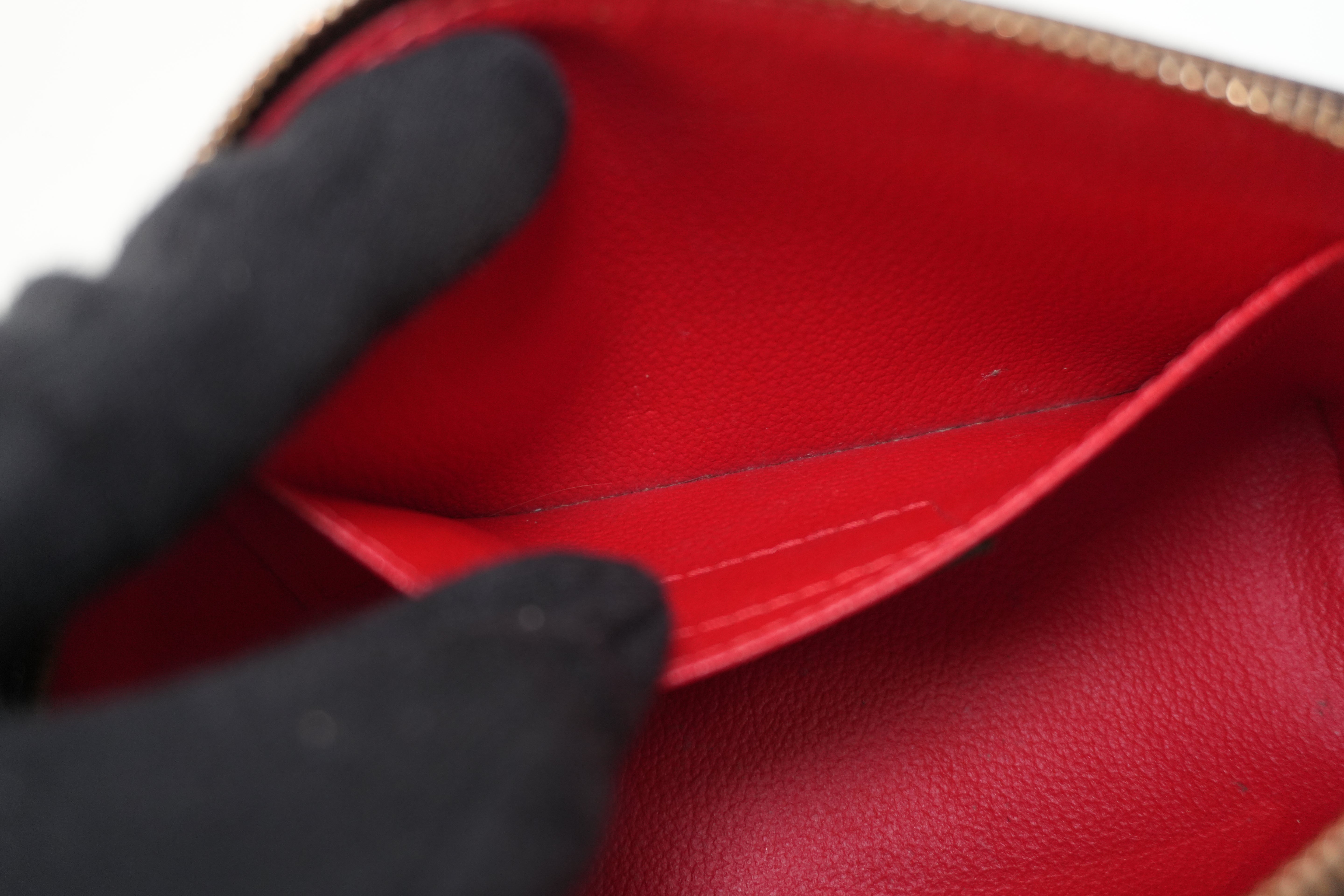 Louis Vuitton Damier Ebene Cosmetic Pouch Used