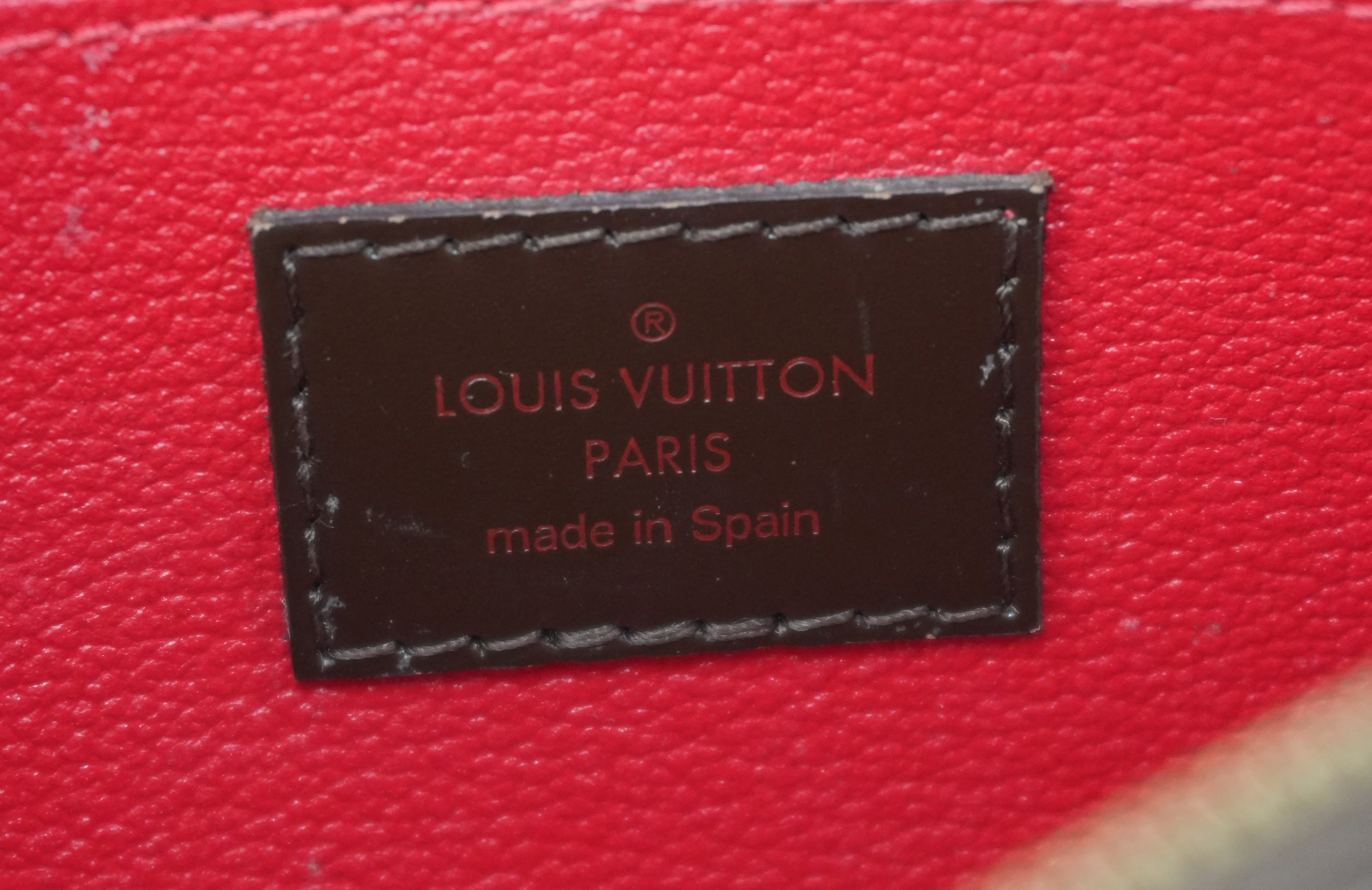 Louis Vuitton Damier Ebene Cosmetic Pouch Used