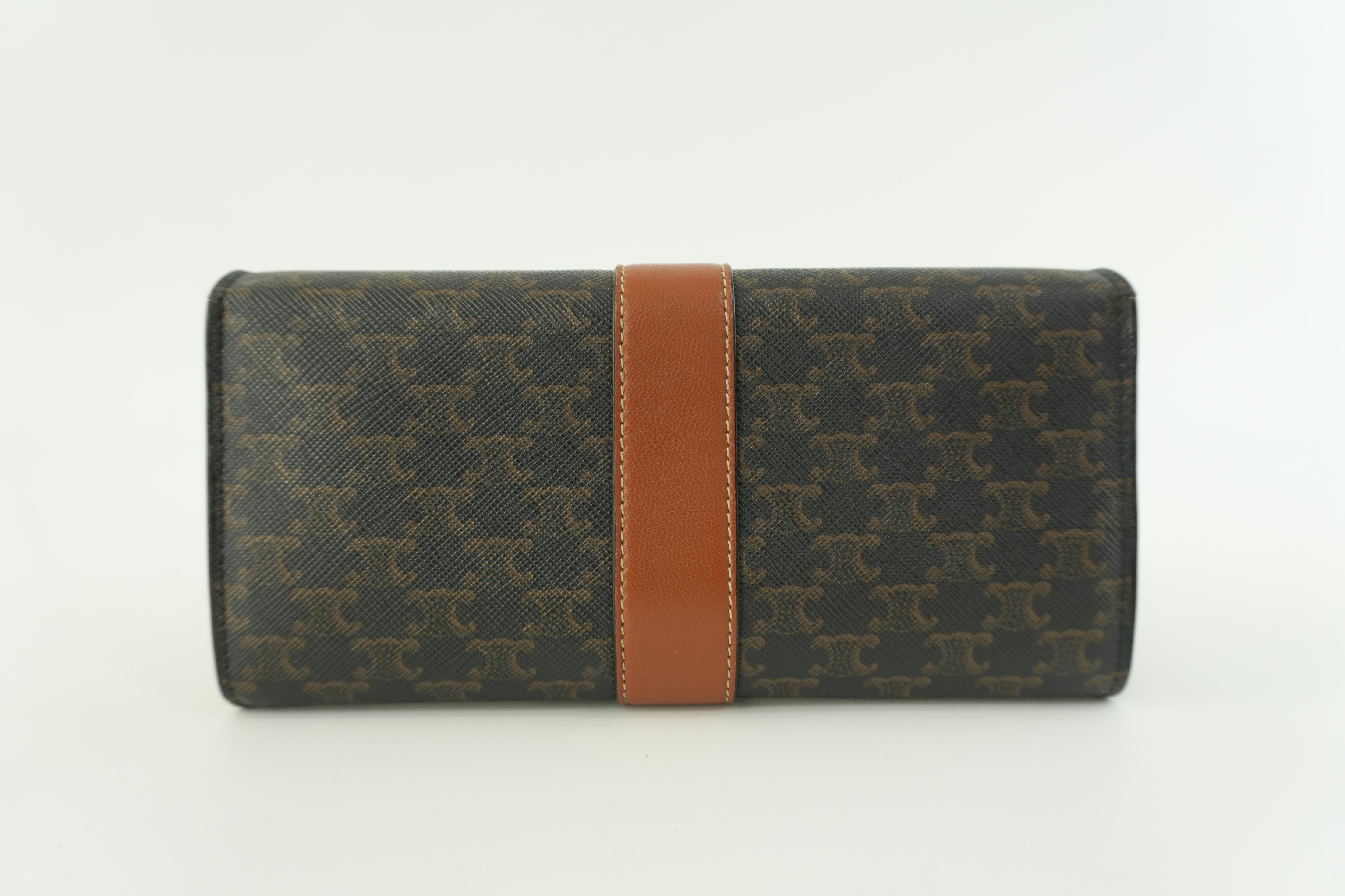 Celine Triumph Long Wallet Used