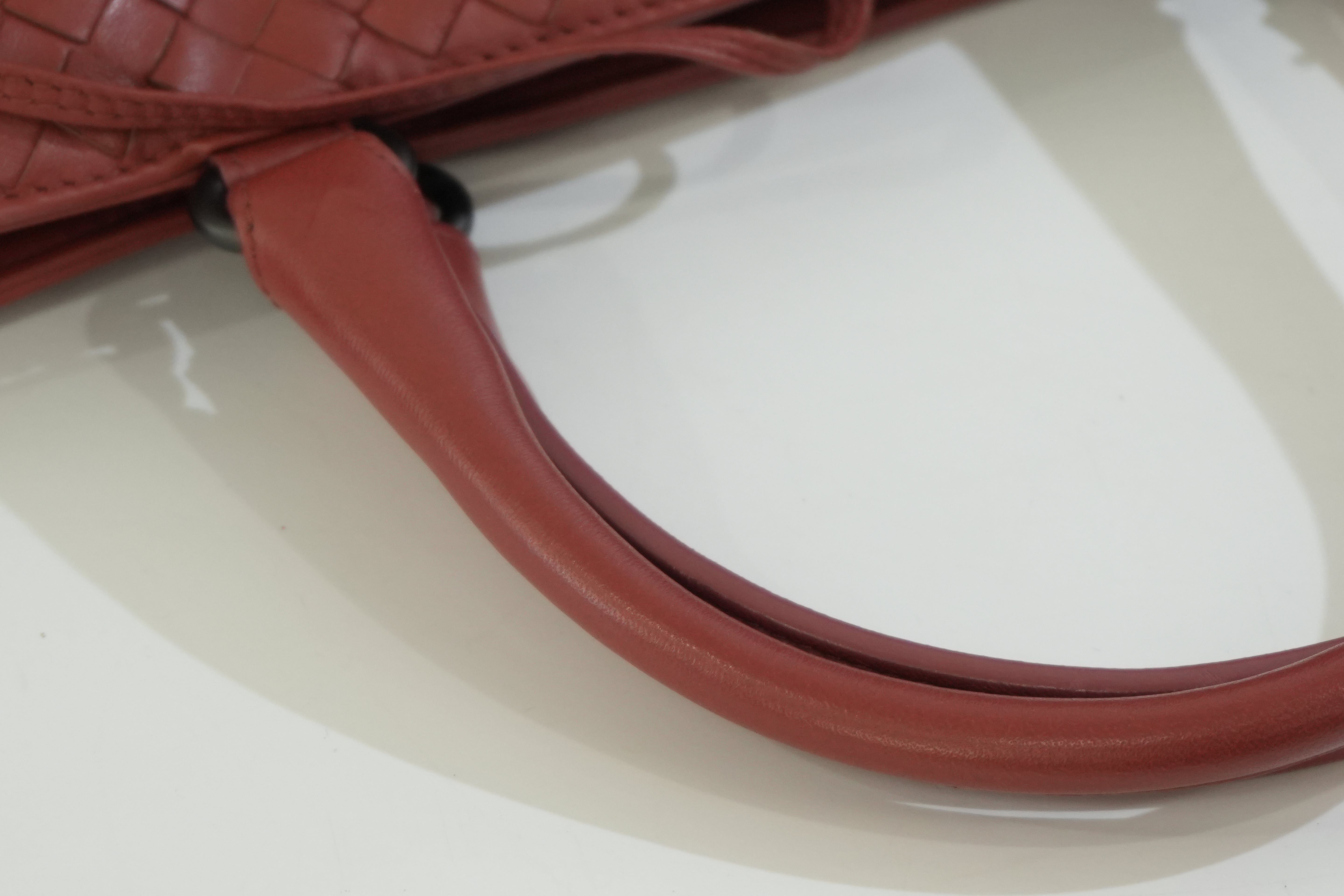 Pre-owned Bottega Intreciatto Shoulder Bag Pink