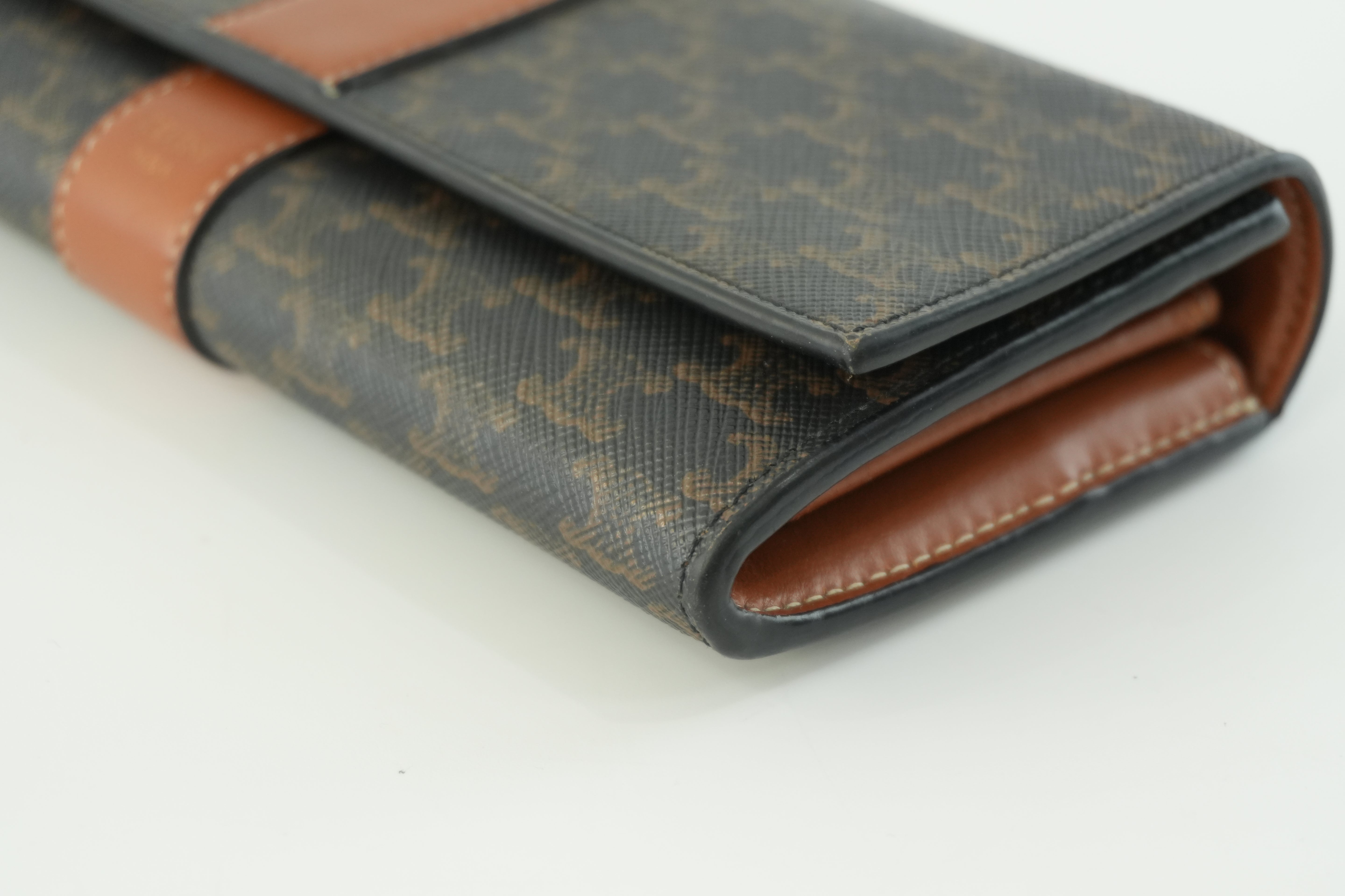 Celine Triumph Long Wallet Used