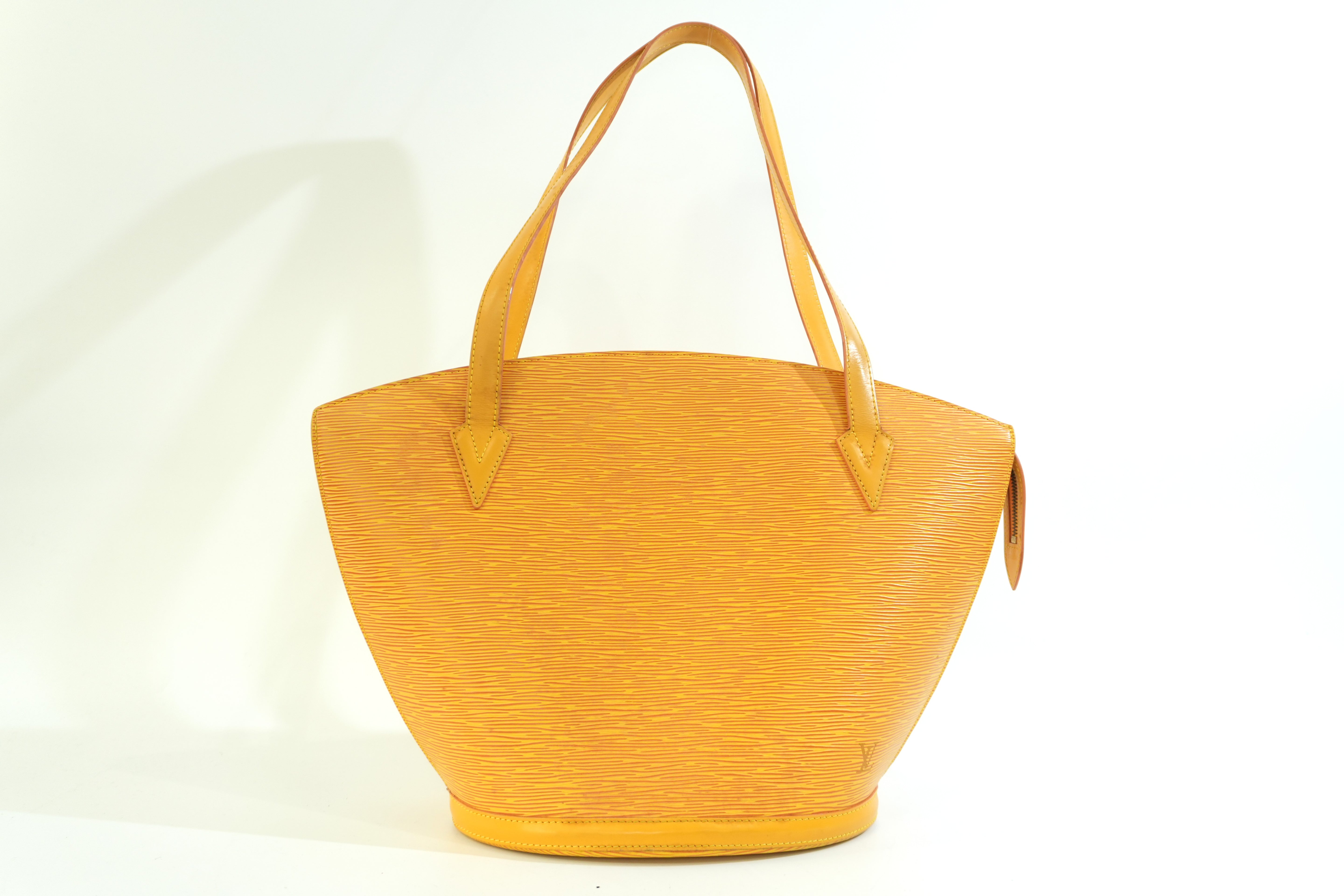 Pre-owned Louis Vuitton Epi Saint Jacque Gm Tote Bag Yellow